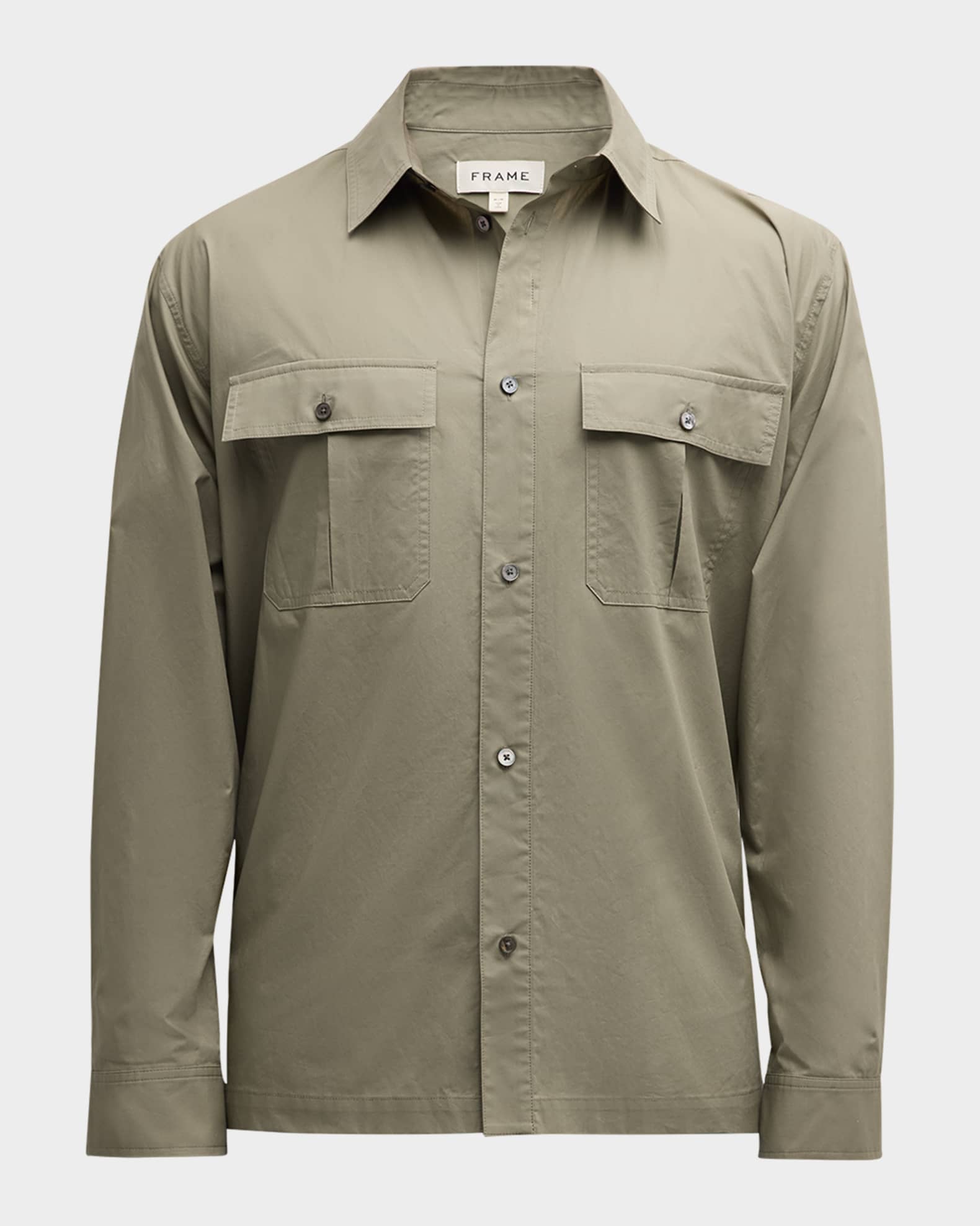 Men's 2-Pocket Military Overshirt 0