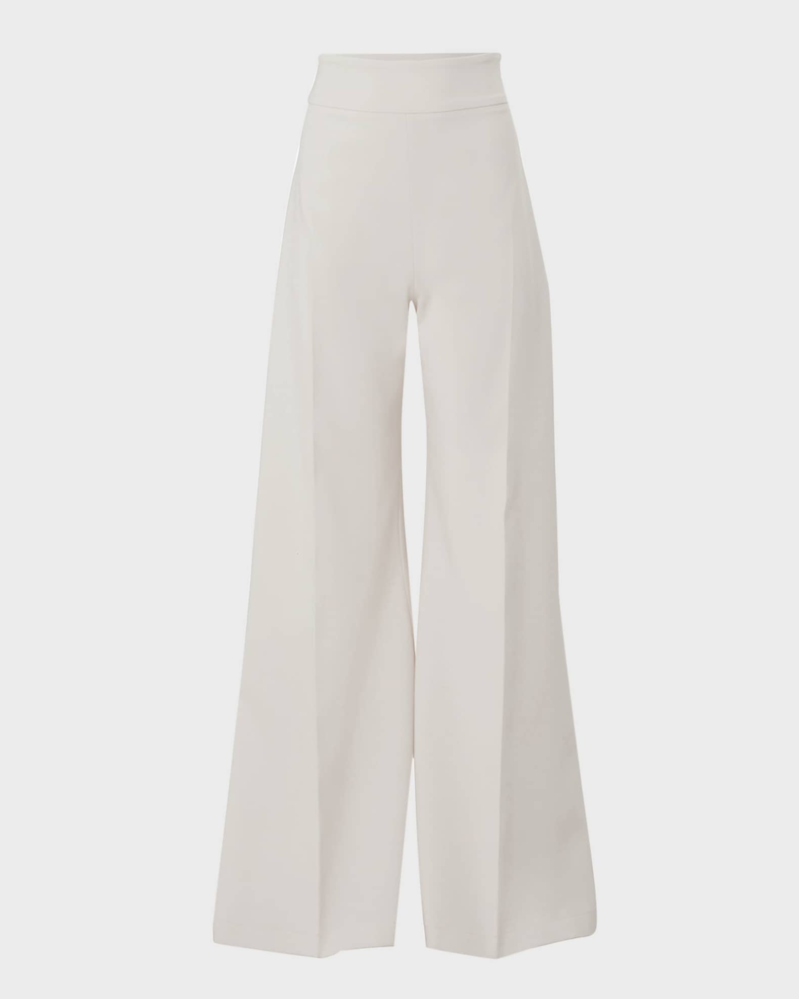 Carolina Herrera High Waist Wide Leg Wool Pants