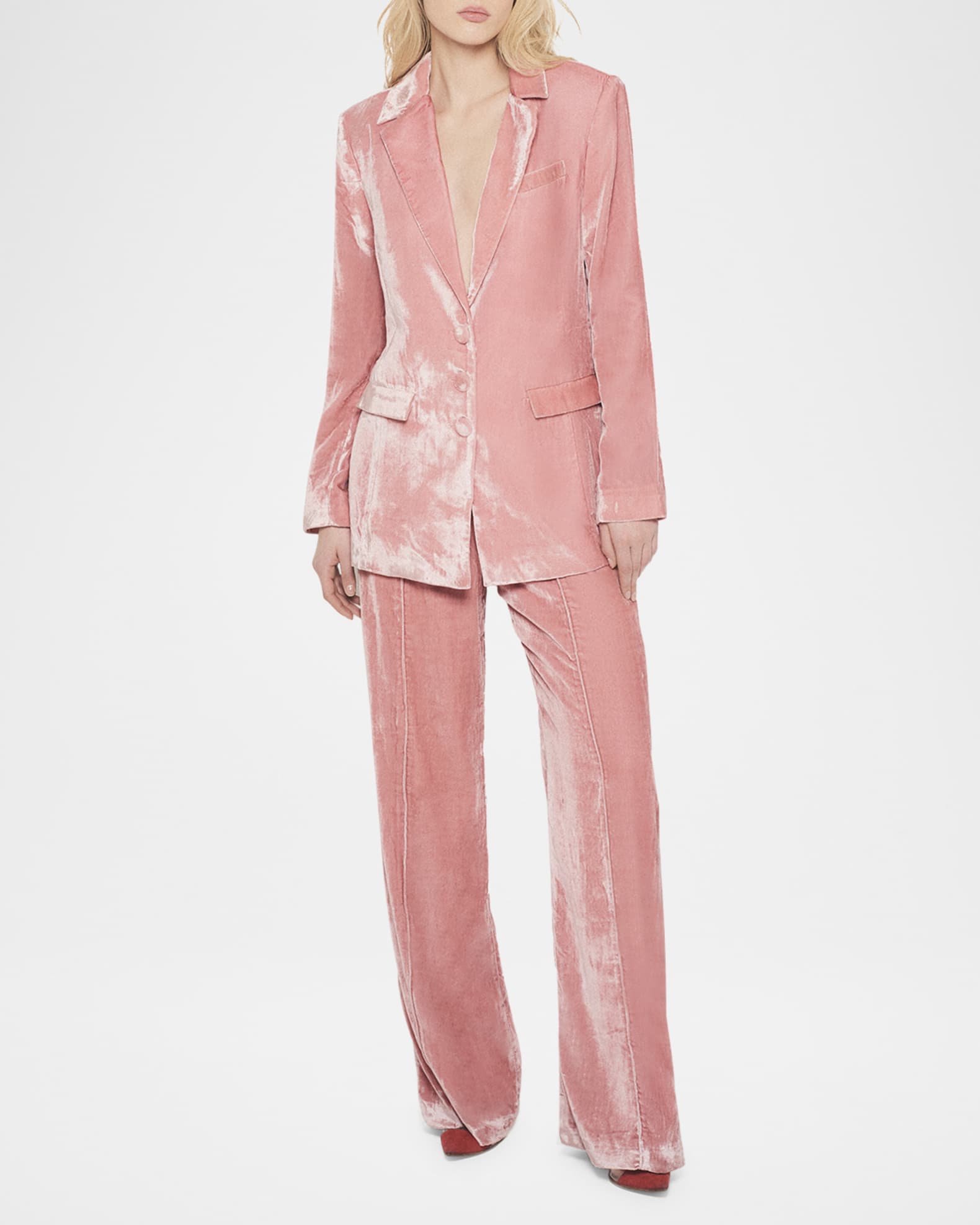 Fiona Velvet Boyfriend Blazer 1