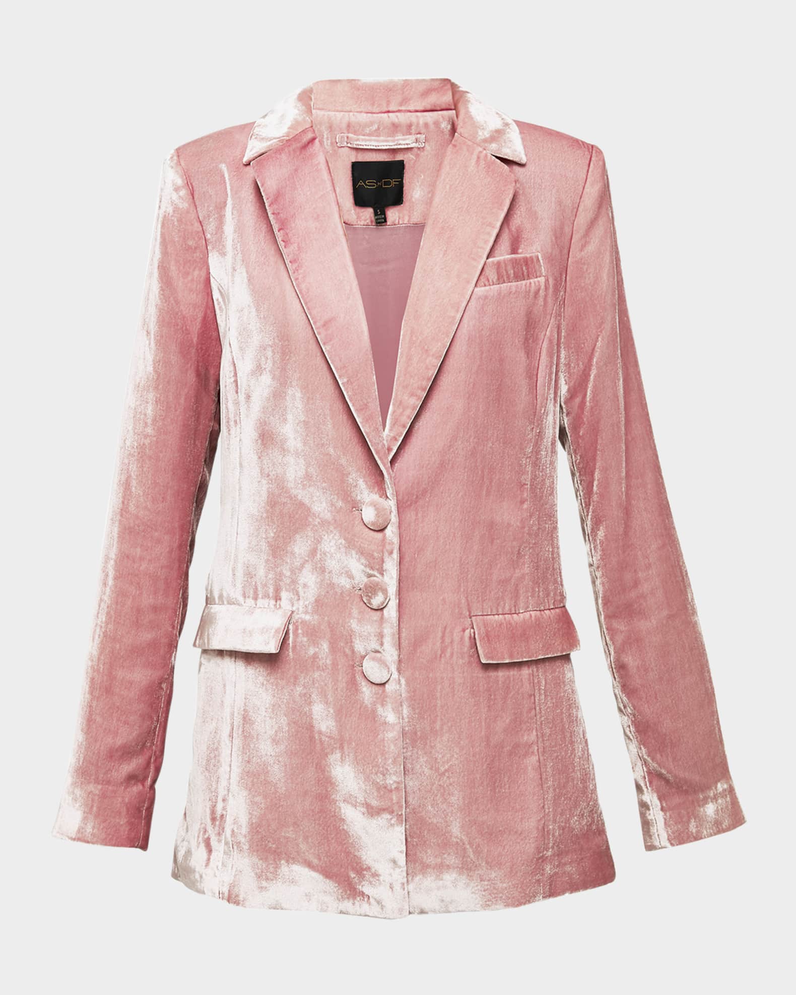Fiona Velvet Boyfriend Blazer 0