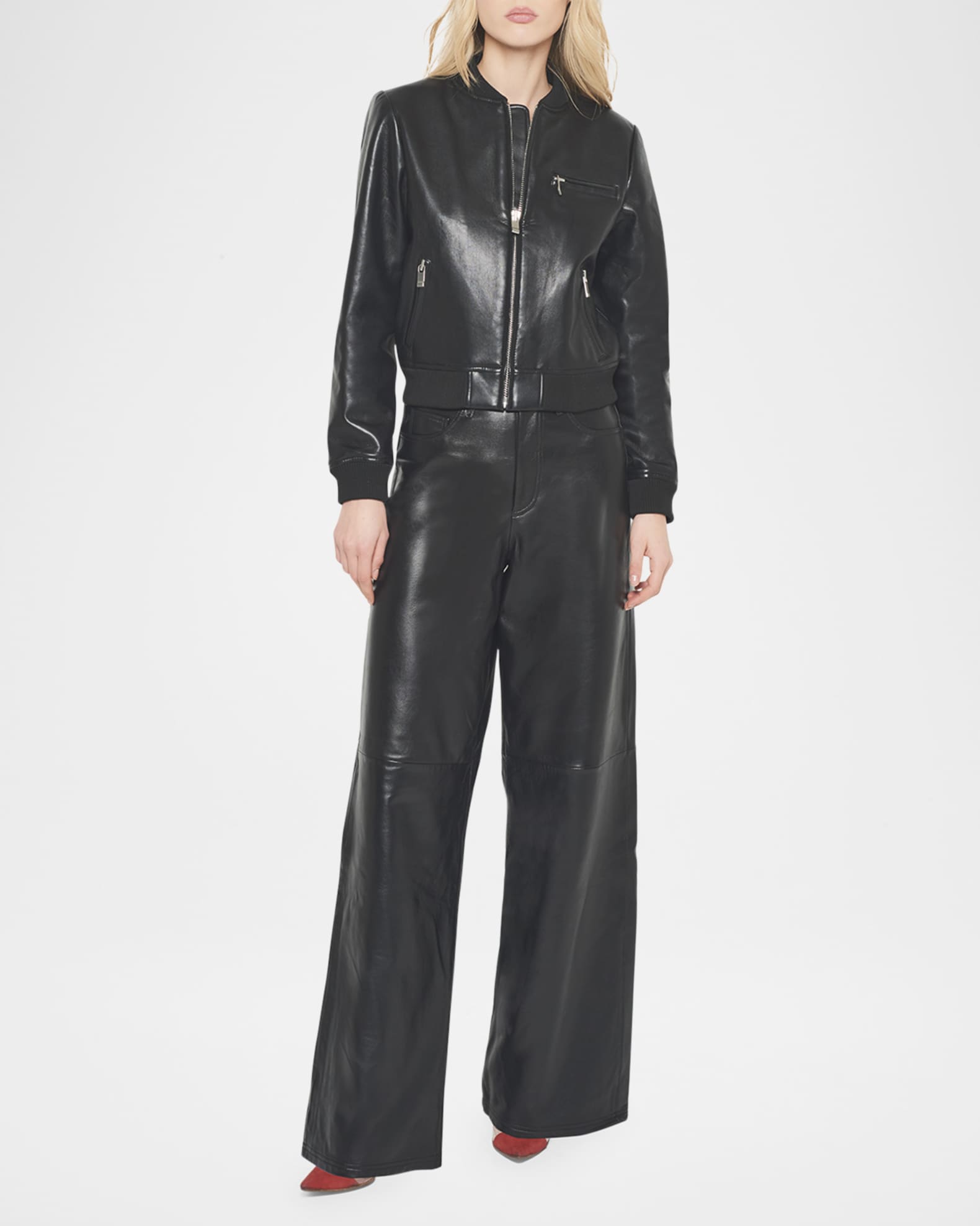 Neiman marcus black leather jacket shop