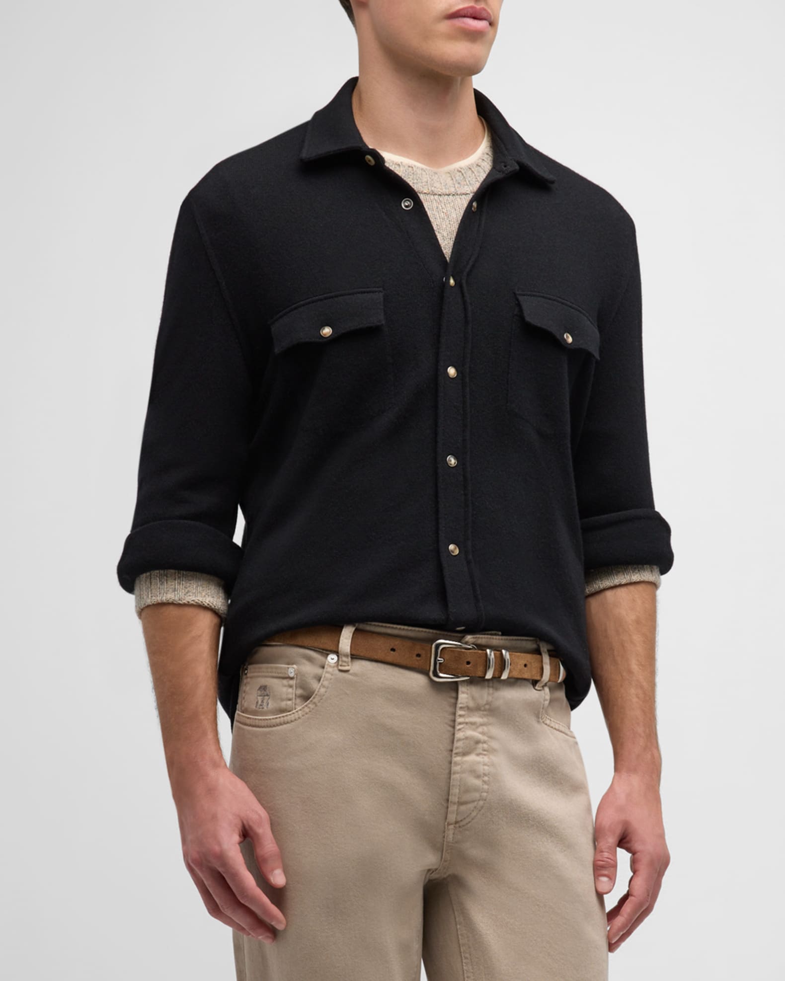 アウターその他 Brunello Cucinelli Overshirt BRUNELLO CUCINELLI Wool Overshirt for Men | MR PORTER