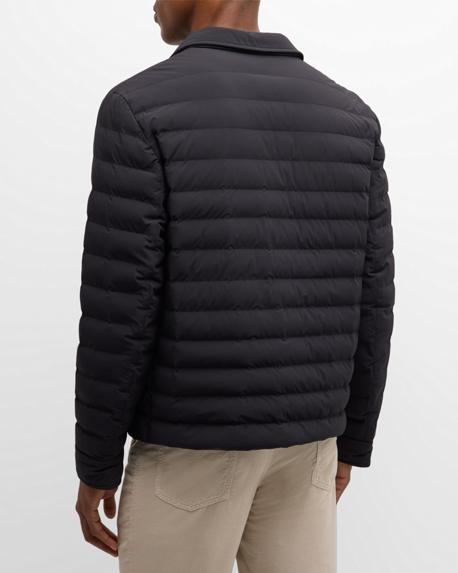 スーパーセール 半額タイムセール Brunello Cucinelli Men's Long-Sleeve Puffer Jacket | Neiman ジャケット・アウター