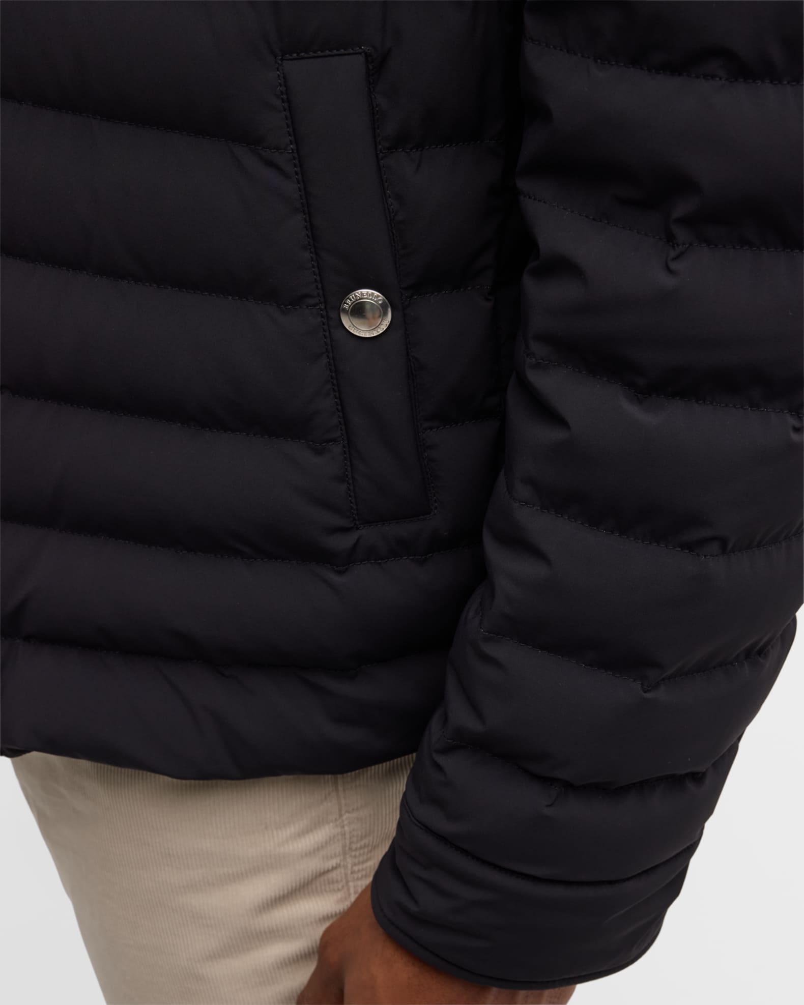 Brunello Cucinelli Men's Long-Sleeve Puffer Jacket | Neiman