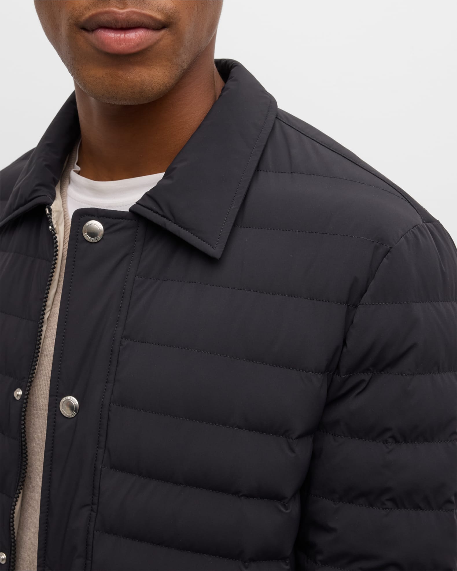 Brunello Cucinelli Men's Long-Sleeve Puffer Jacket | Neiman