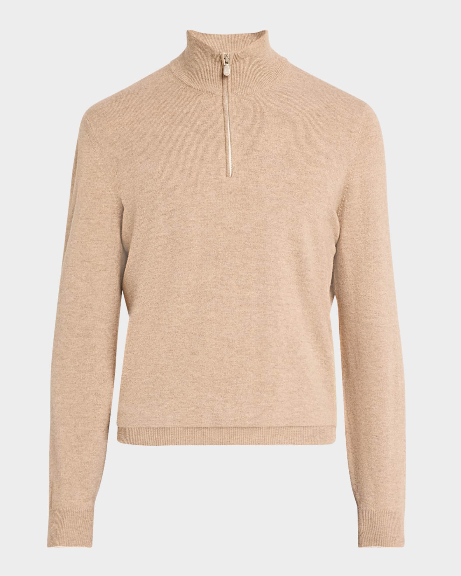 Men's Cashmere Quarter-Zip Sweater 0