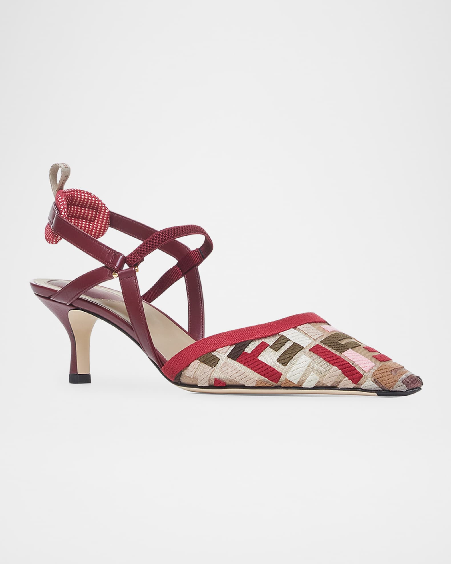 Colibri FF Pointed Slingback Kitten Pumps 1