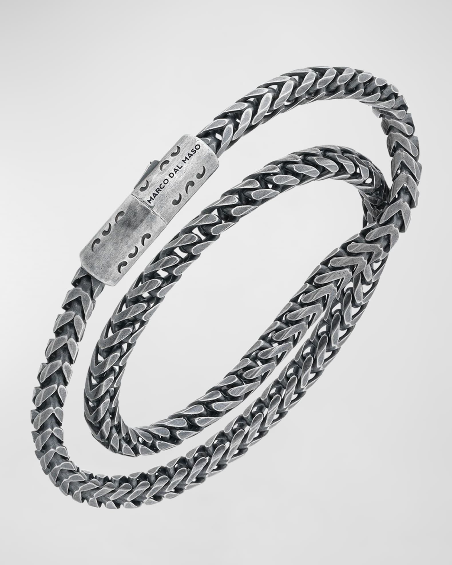 Men's Ulysses Double Wrap Chain Bracelet 0