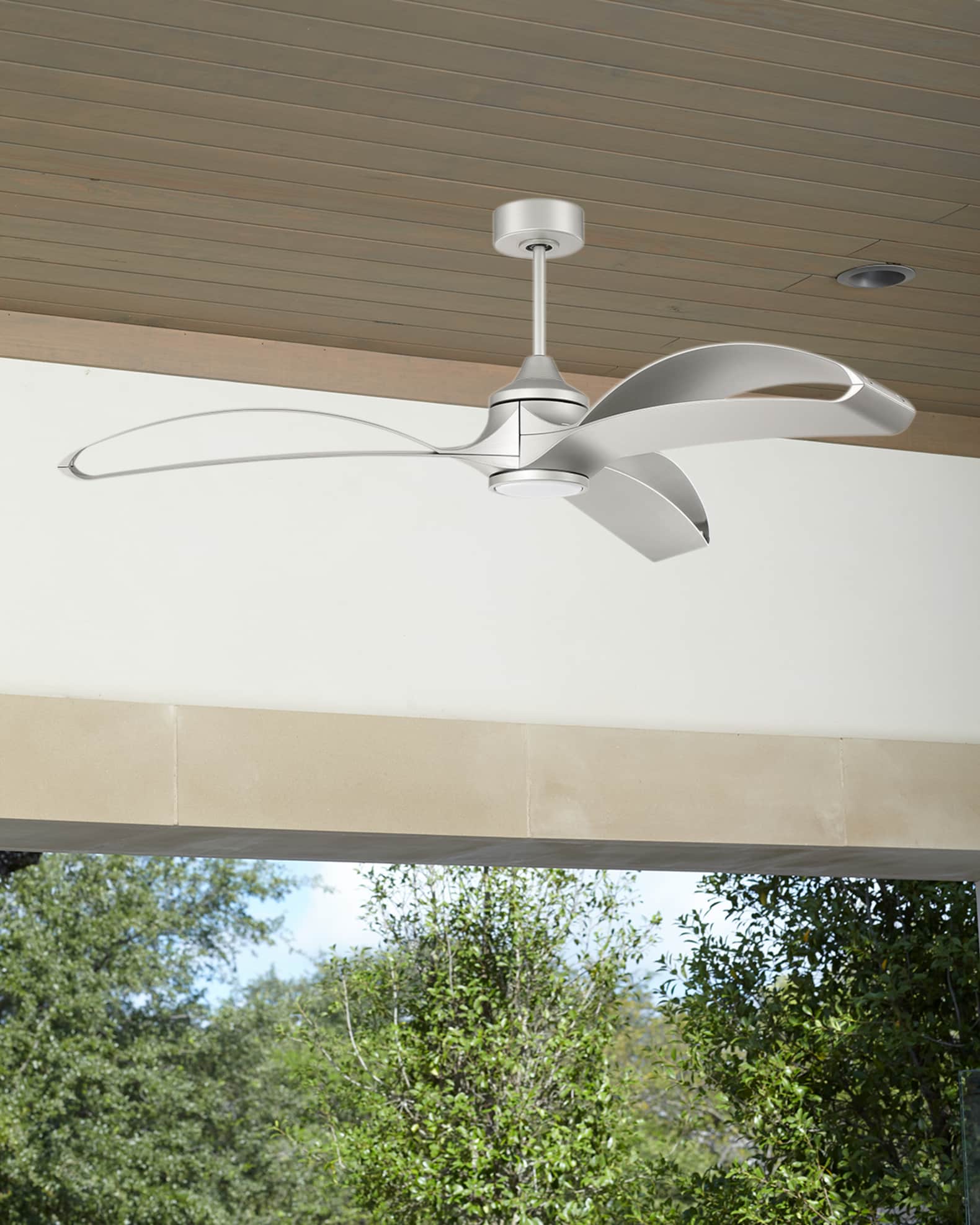 Bandeaux 60" Wi-Fi Ceiling Fan with LED Light Kit 0