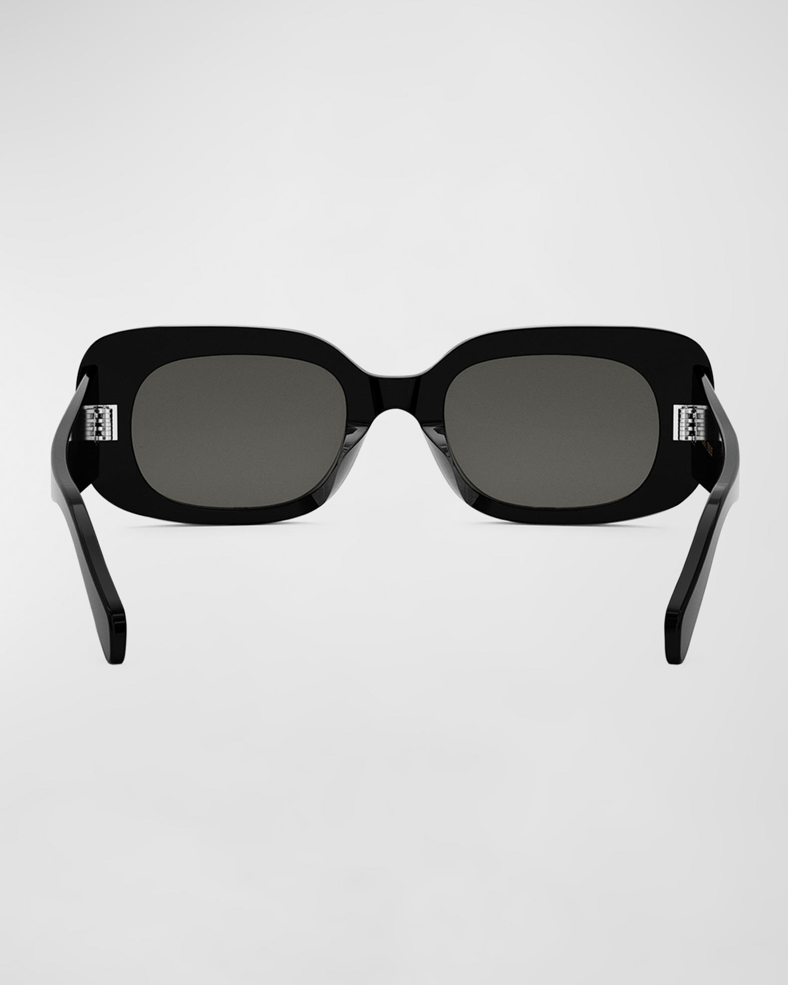 Brand New Celine Bold 3 Dot Rectangular Sunglasses, includes box and case Celine Bold 3 Dots Acetate Shield Sunglasses - Bergdorf Goodman main image 3