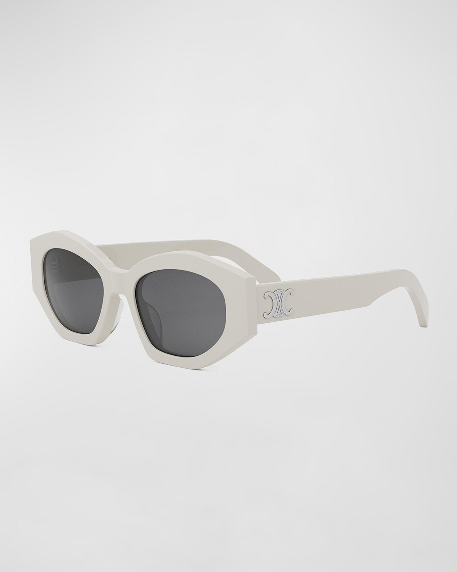 Celine Triomphe Acetate Oval Sunglasses | Neiman Marcus display picture 2