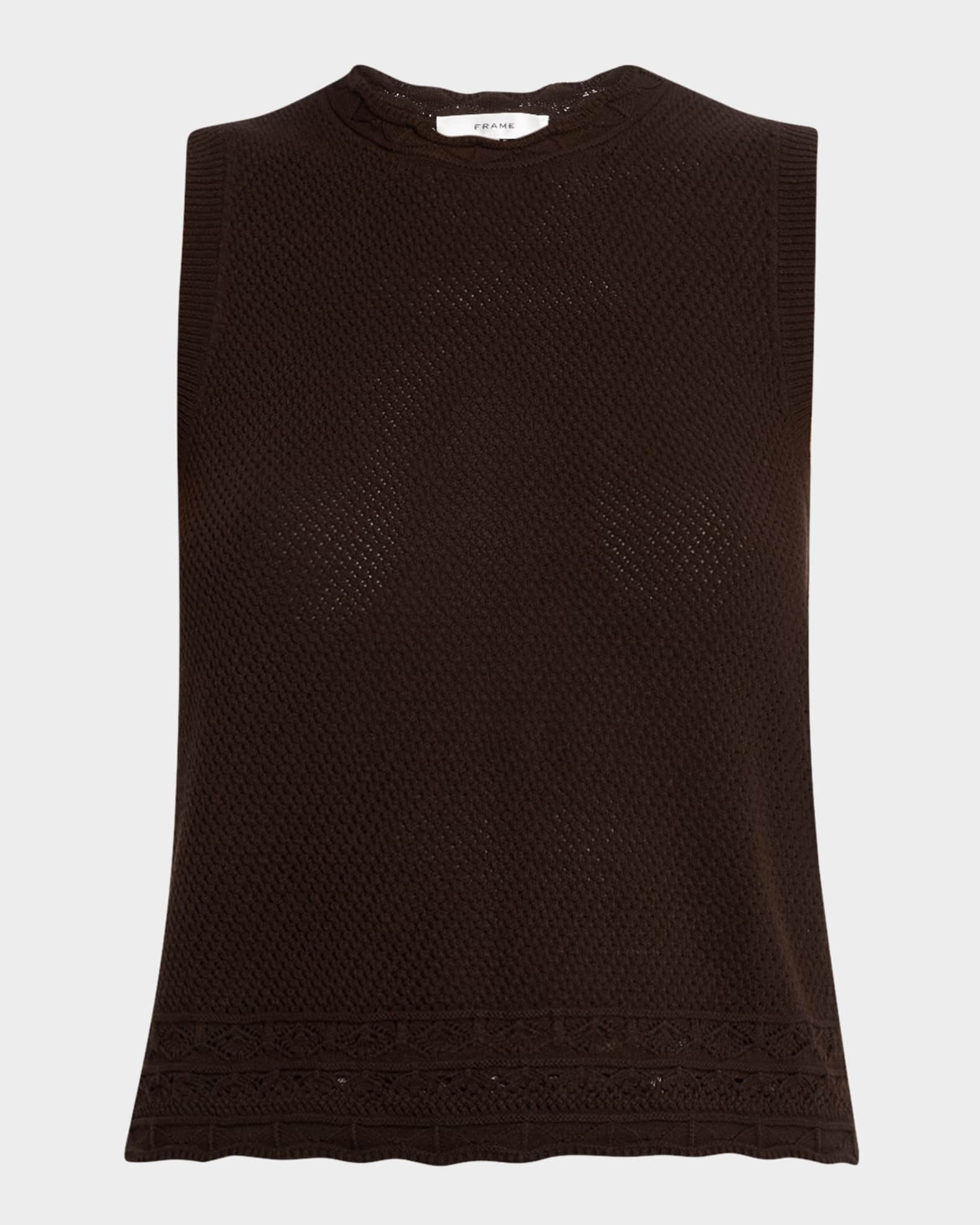 Crewneck Pointelle Sweater 0