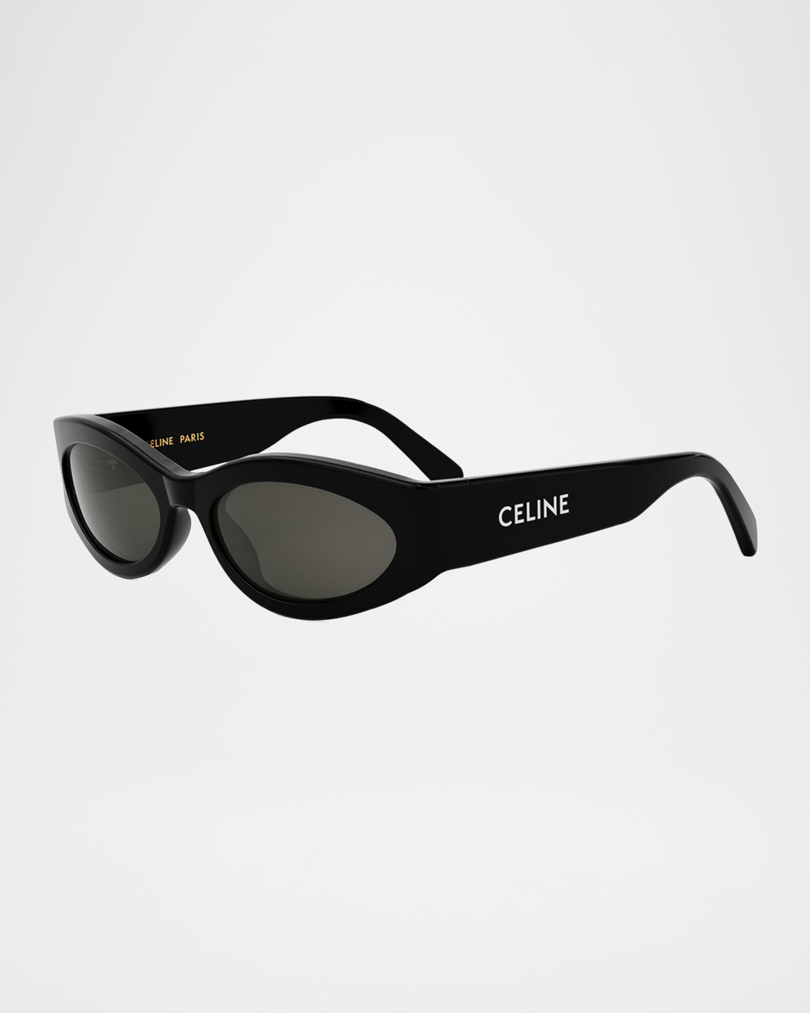 Celine Men's Monochroms Acetate Oval Sunglasses | Neiman Marcus