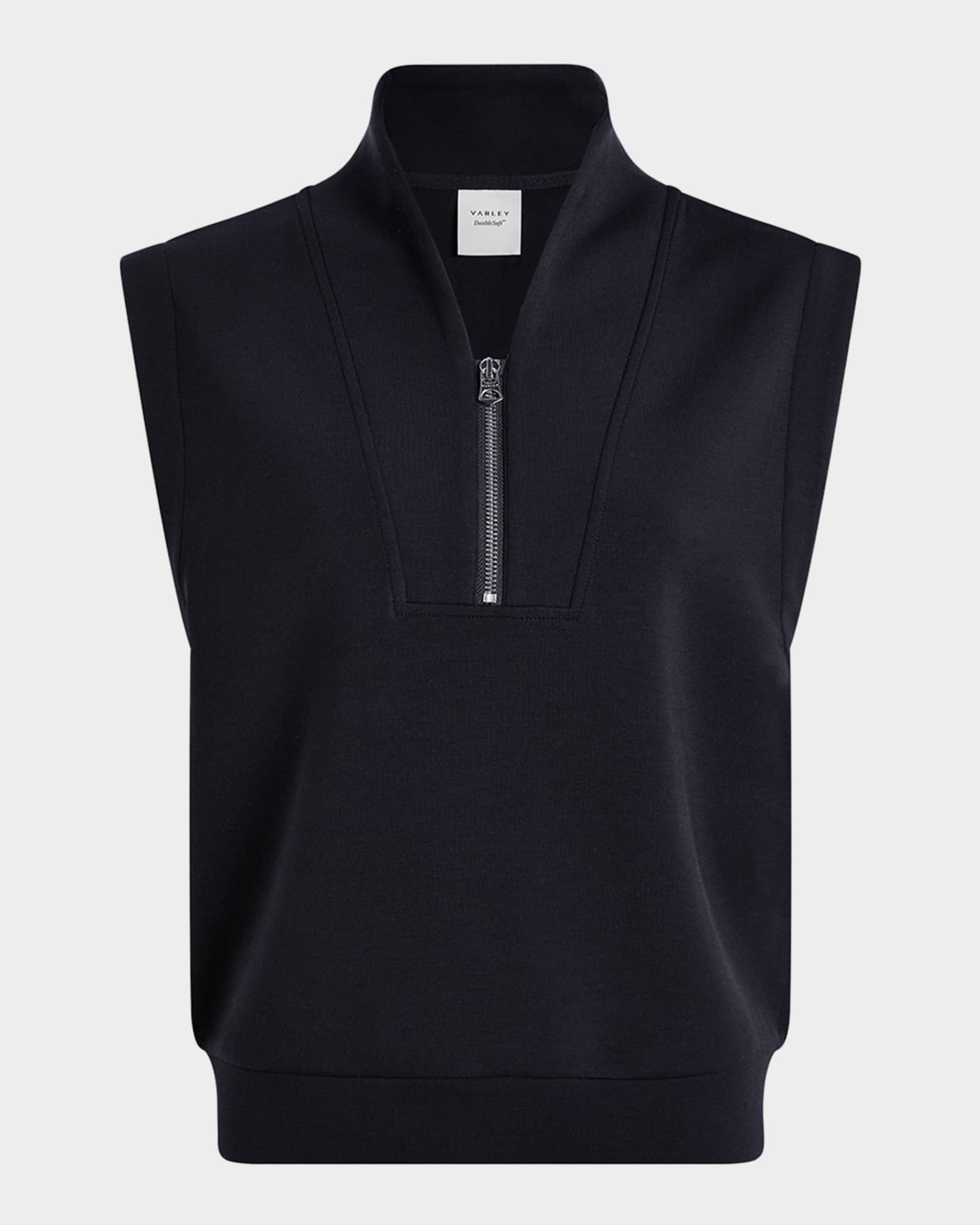 Loretta Half-Zip Sleeveless Sweatshirt  0