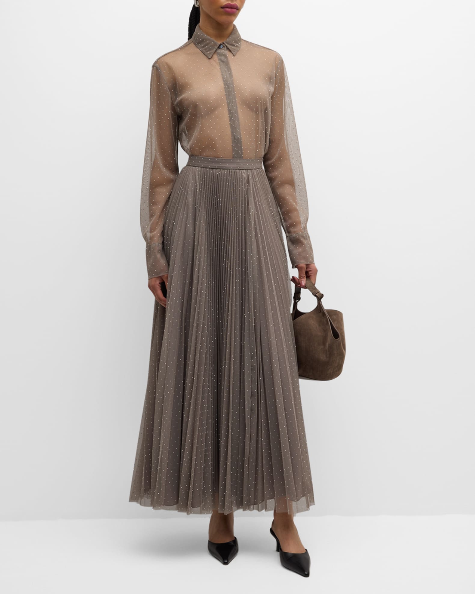 Embellished Mesh Collection | Neiman Marcus