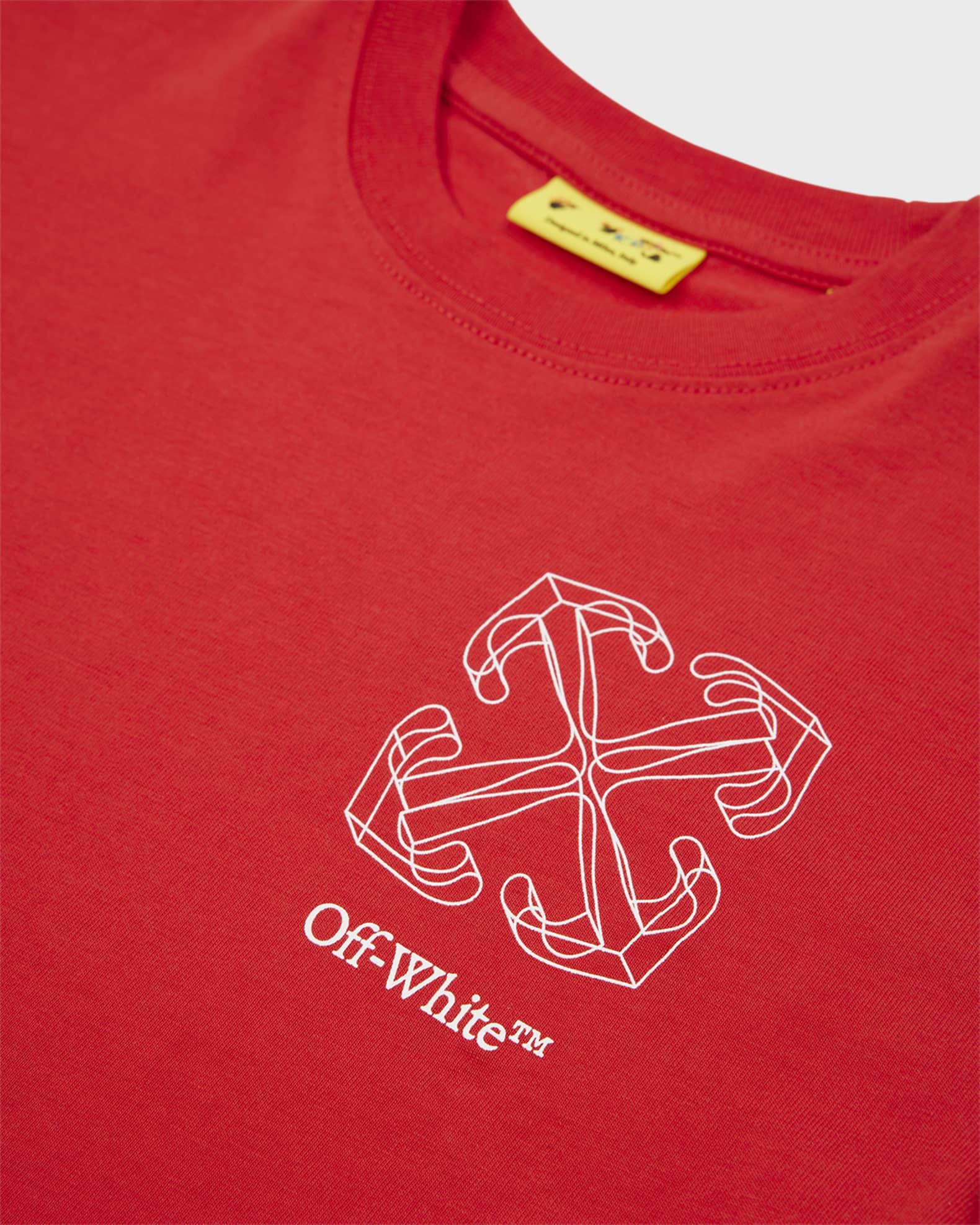 Off white red arrow tee cheap