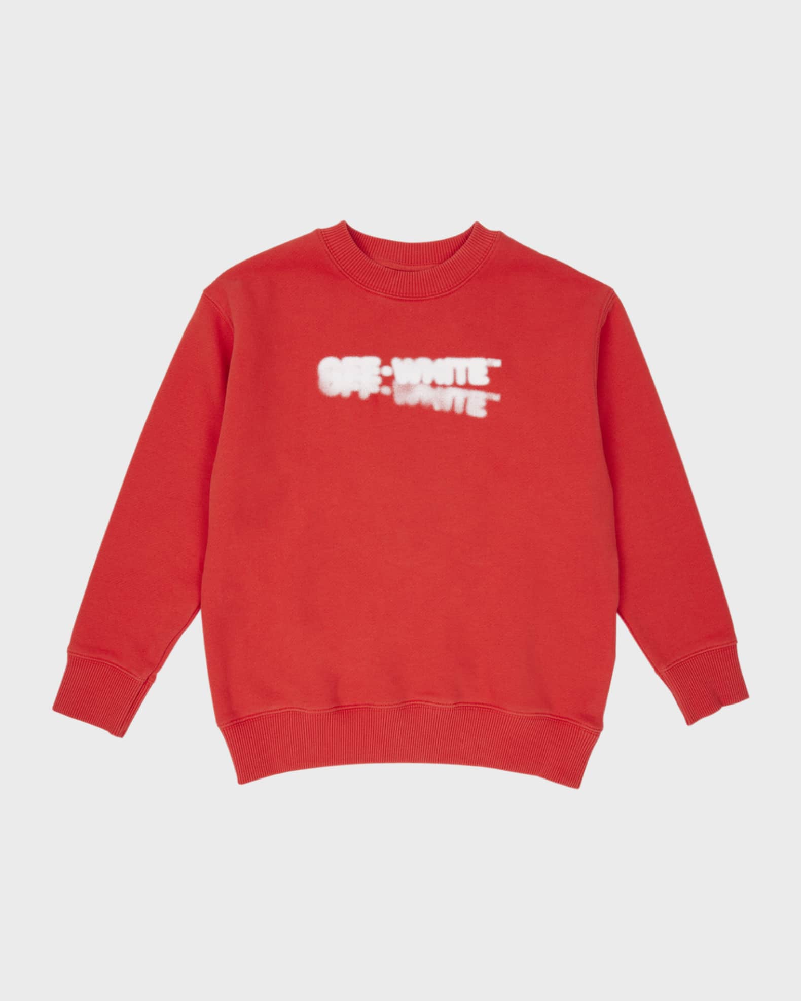 Boy s Faded Logo Print Sweatshirt Size 4 12