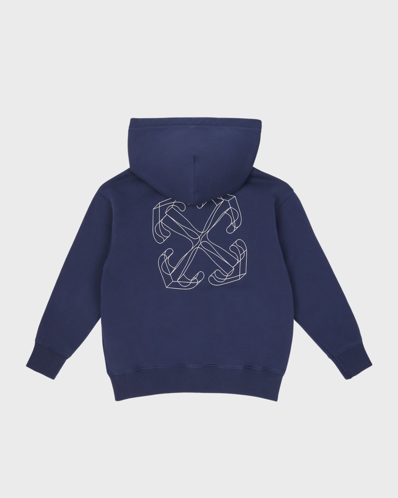 Boy s 3D Arrow Logo Print Hoodie Size 4 12