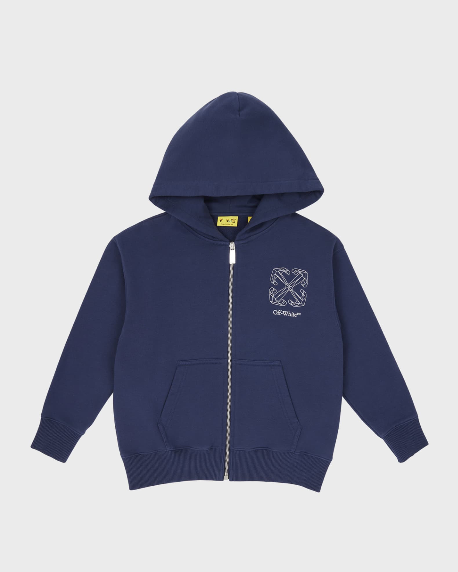 Off White Boy s 3D Arrow Logo Print Hoodie Size 4 12 Neiman Marcus