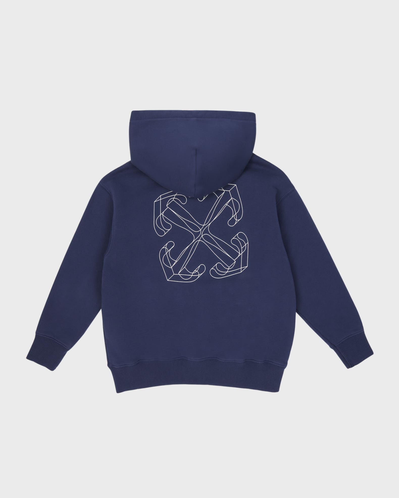 Off White Boy s 3D Arrow Logo Print Hoodie Size 14 Neiman Marcus