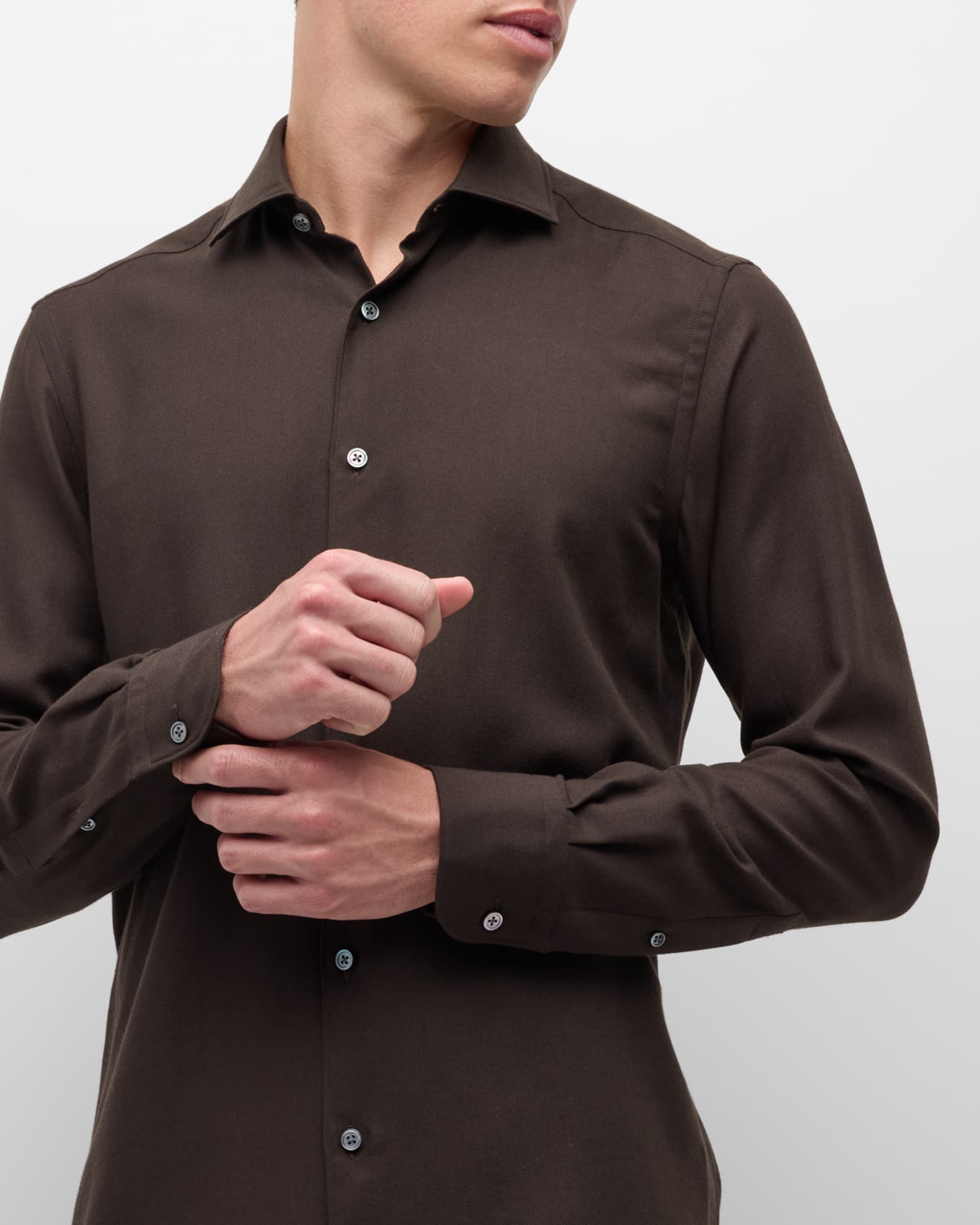 Men's Cashco Cotton and Cashmere Sport Shirt