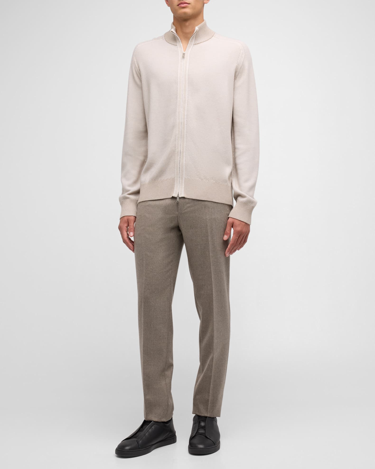 Men's Cashseta Full-Zip Sweater 1