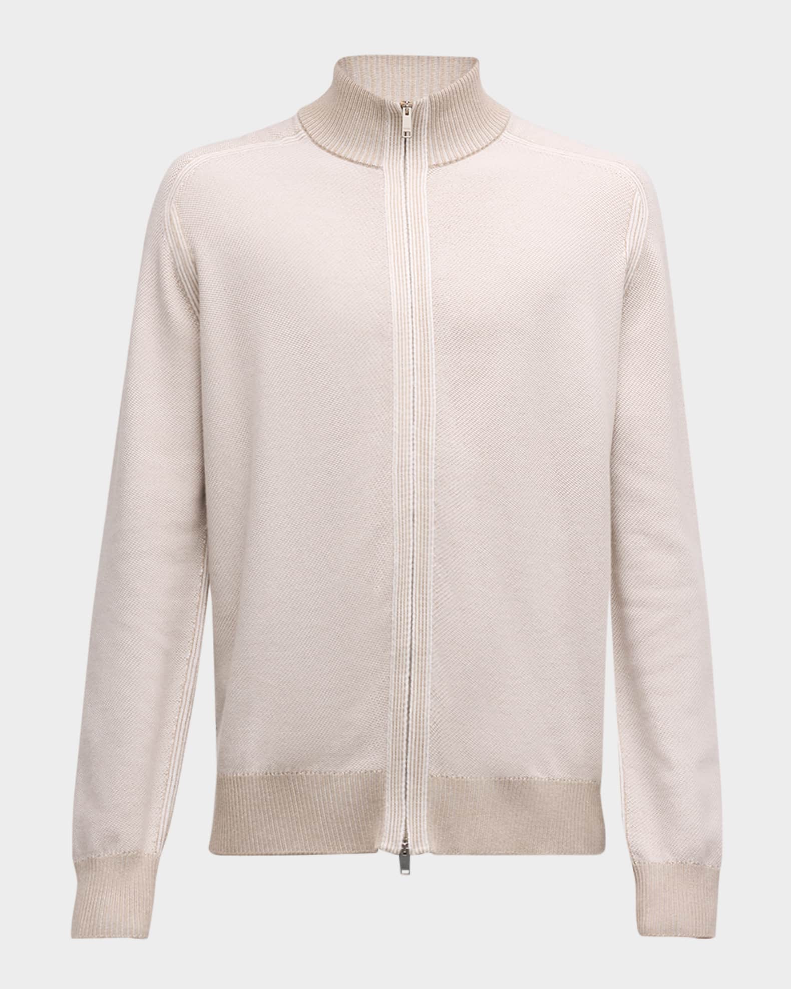 Men's Cashseta Full-Zip Sweater 0