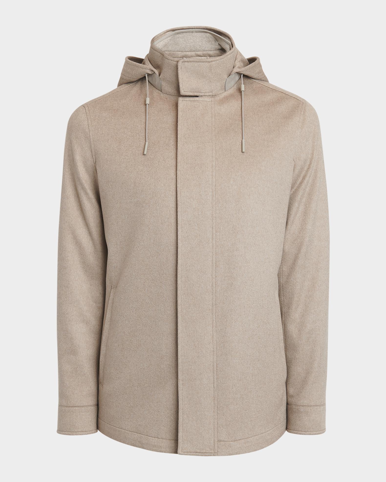 ZEGNA Men's Oasi Cashmere Elements Hooded Overjacket | Neiman Marcus
