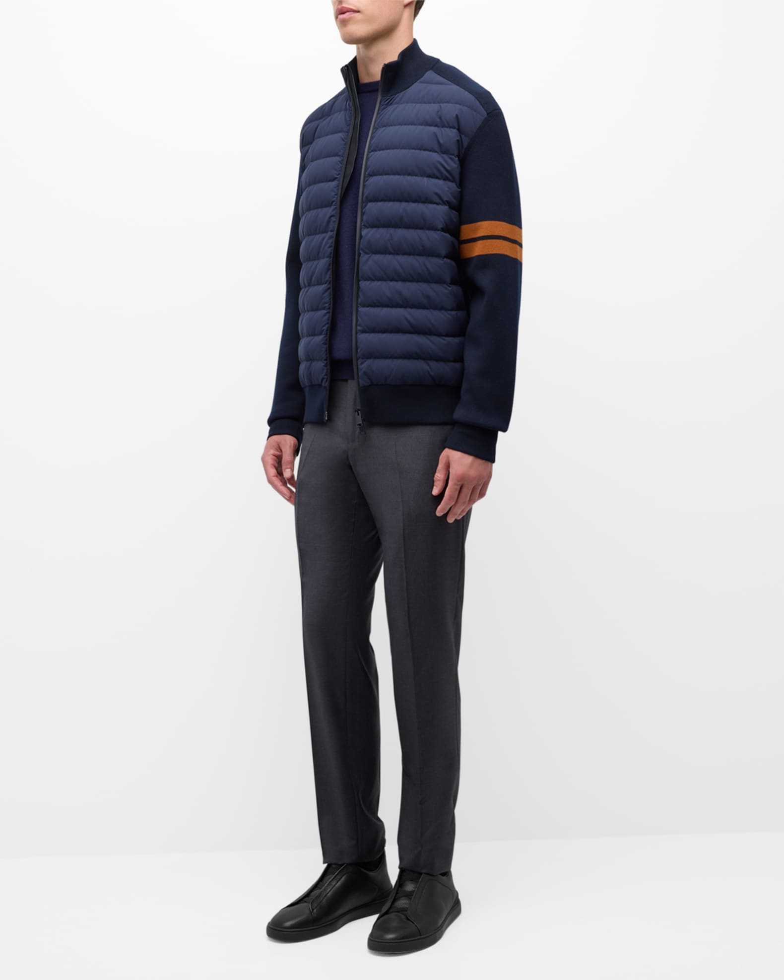 Zegna quilted jacket top