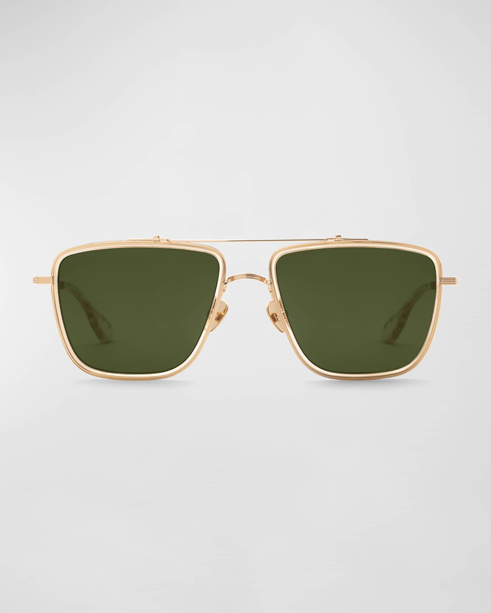 Vail Polarized Titanium Aviator Sunglasses  1