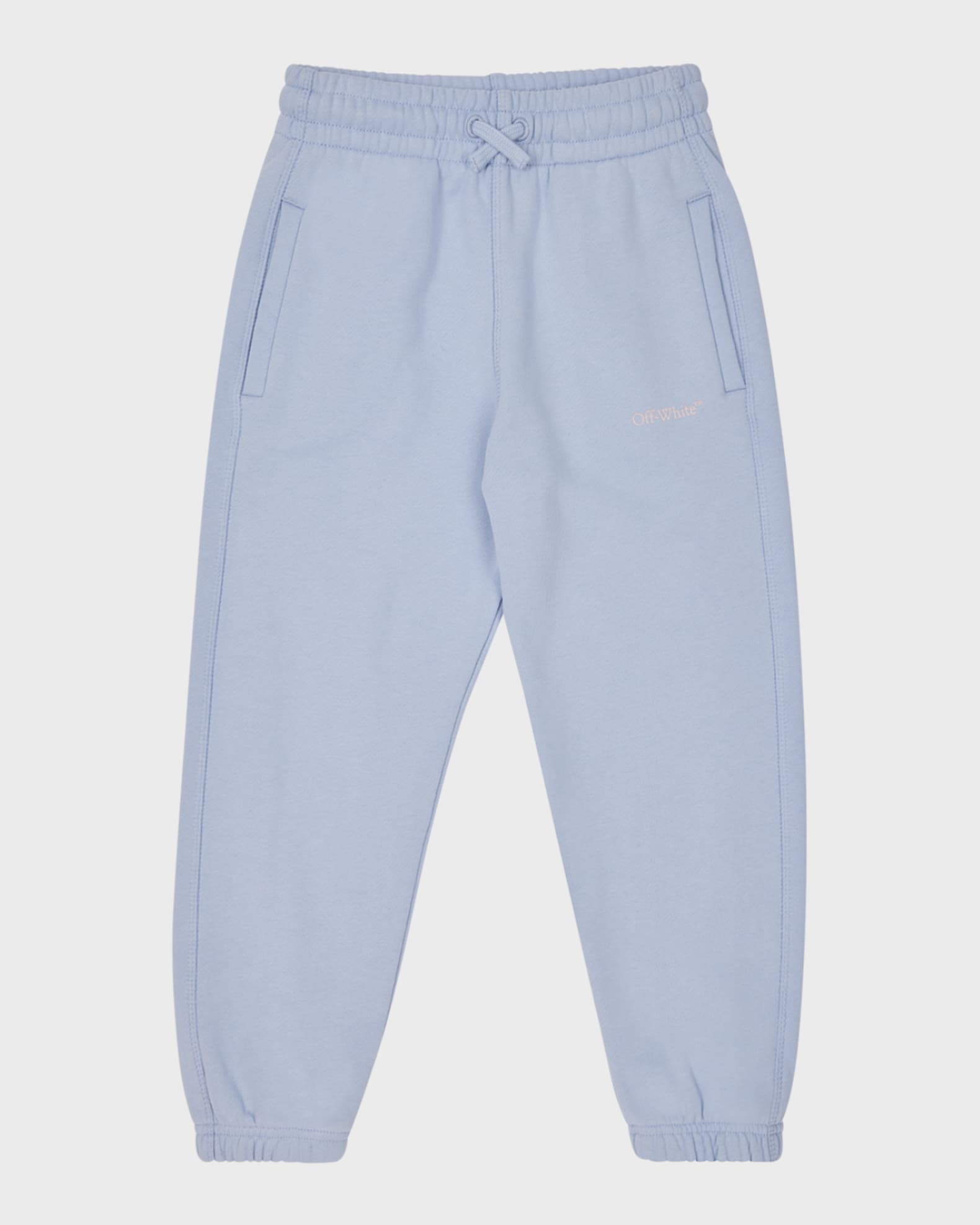 Off White Girl s Bookish Logo Print Sweatpants Size 14 Neiman Marcus