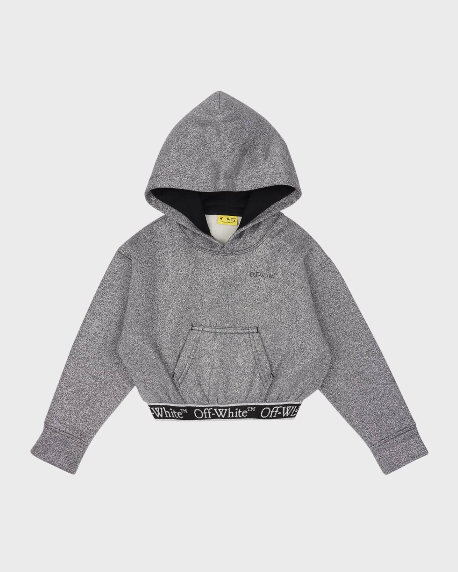 Girl's Bookish Logo Tape Cropped Hoodie 0