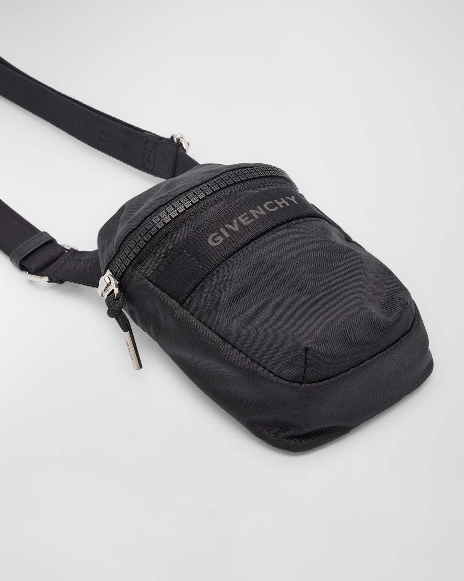 Givenchy Men s G Trek Nylon Phone Pouch Neiman Marcus