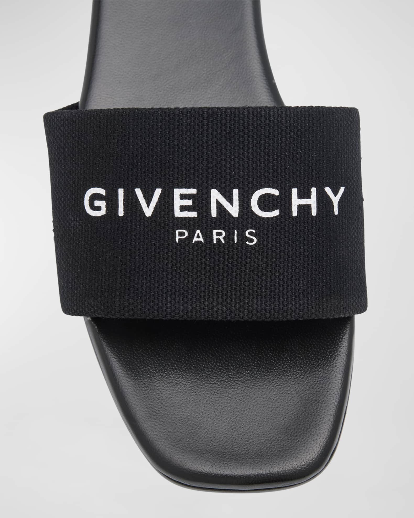 Givenchy 4g coocoo webbing sandals in rubber