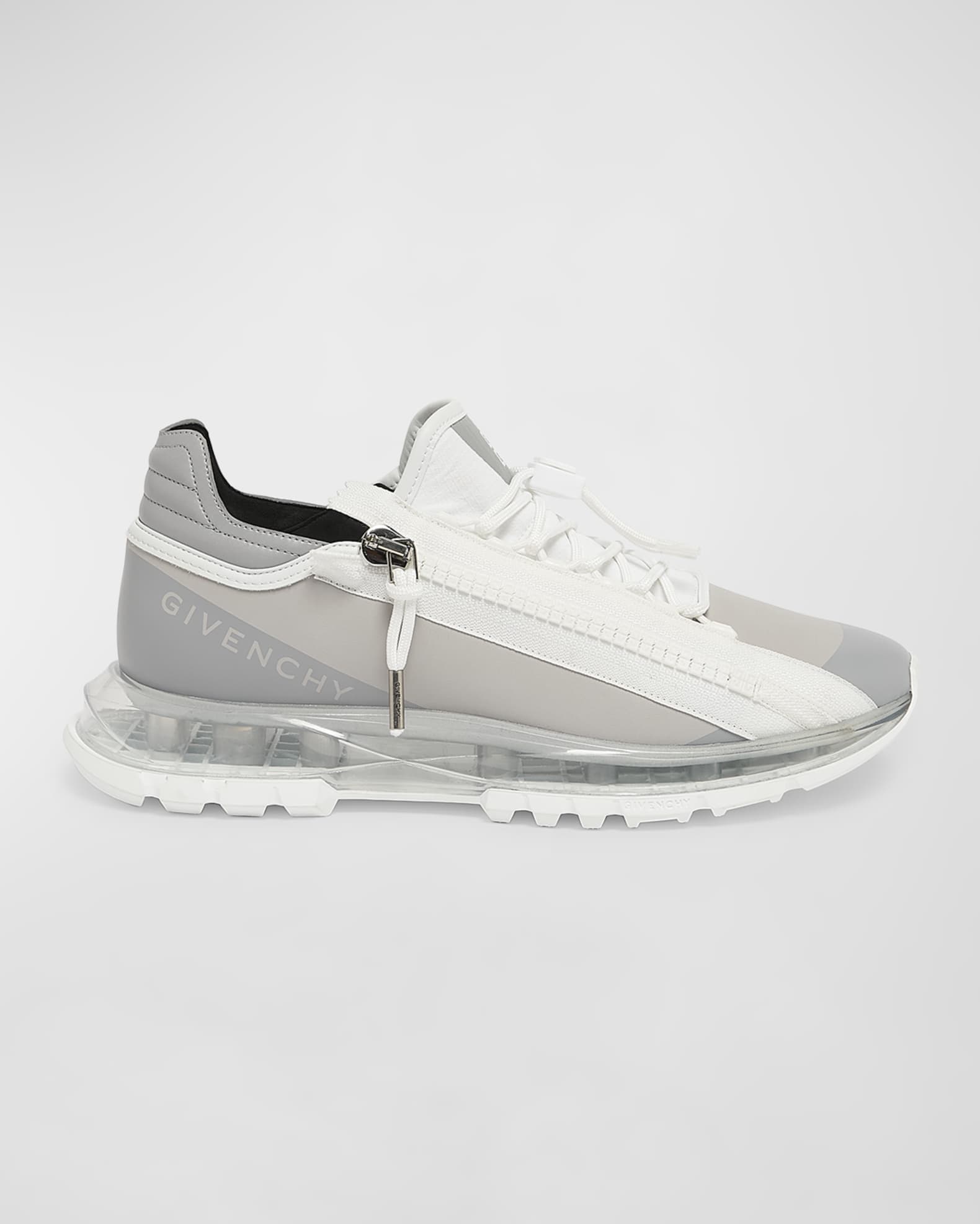 Men's Spectre Leather Zip Runner Sneakers 0