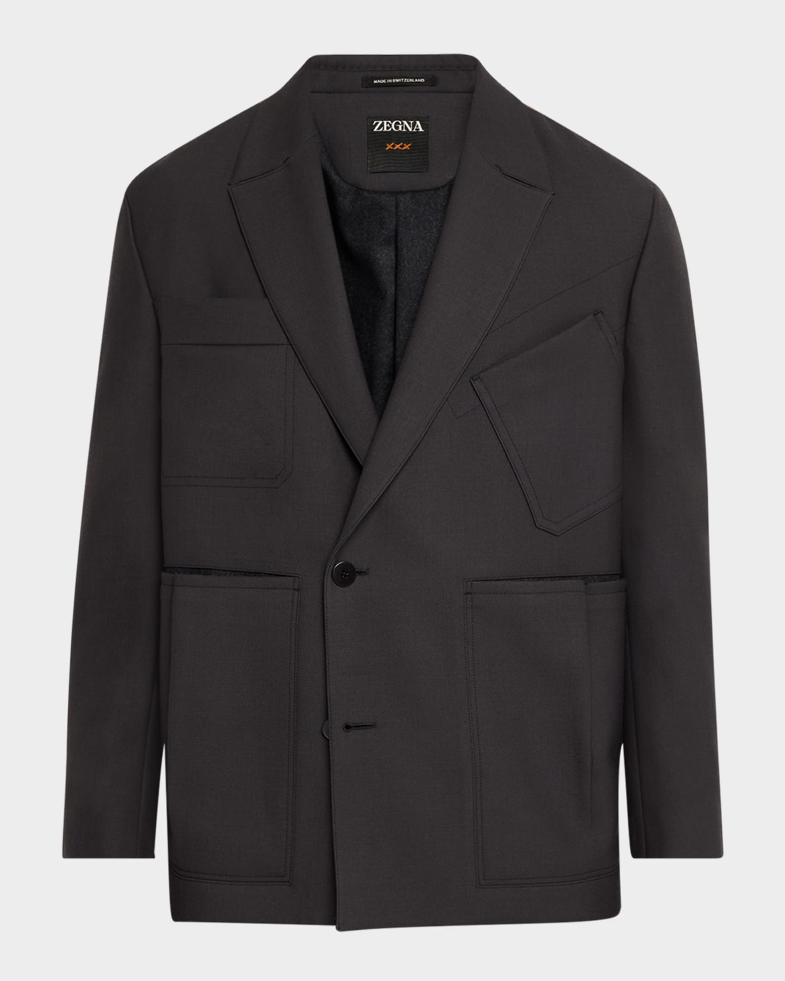 Men's Gardener Wool Single-Breasted Jacket 0