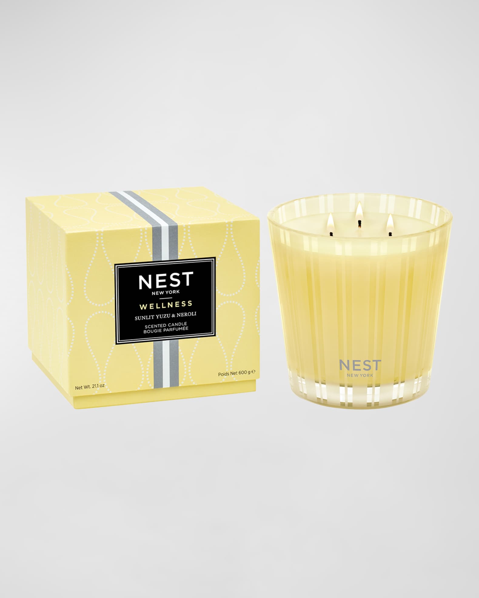 Sunlit Yuzu & Neroli 3-Wick Candle, 600g 0