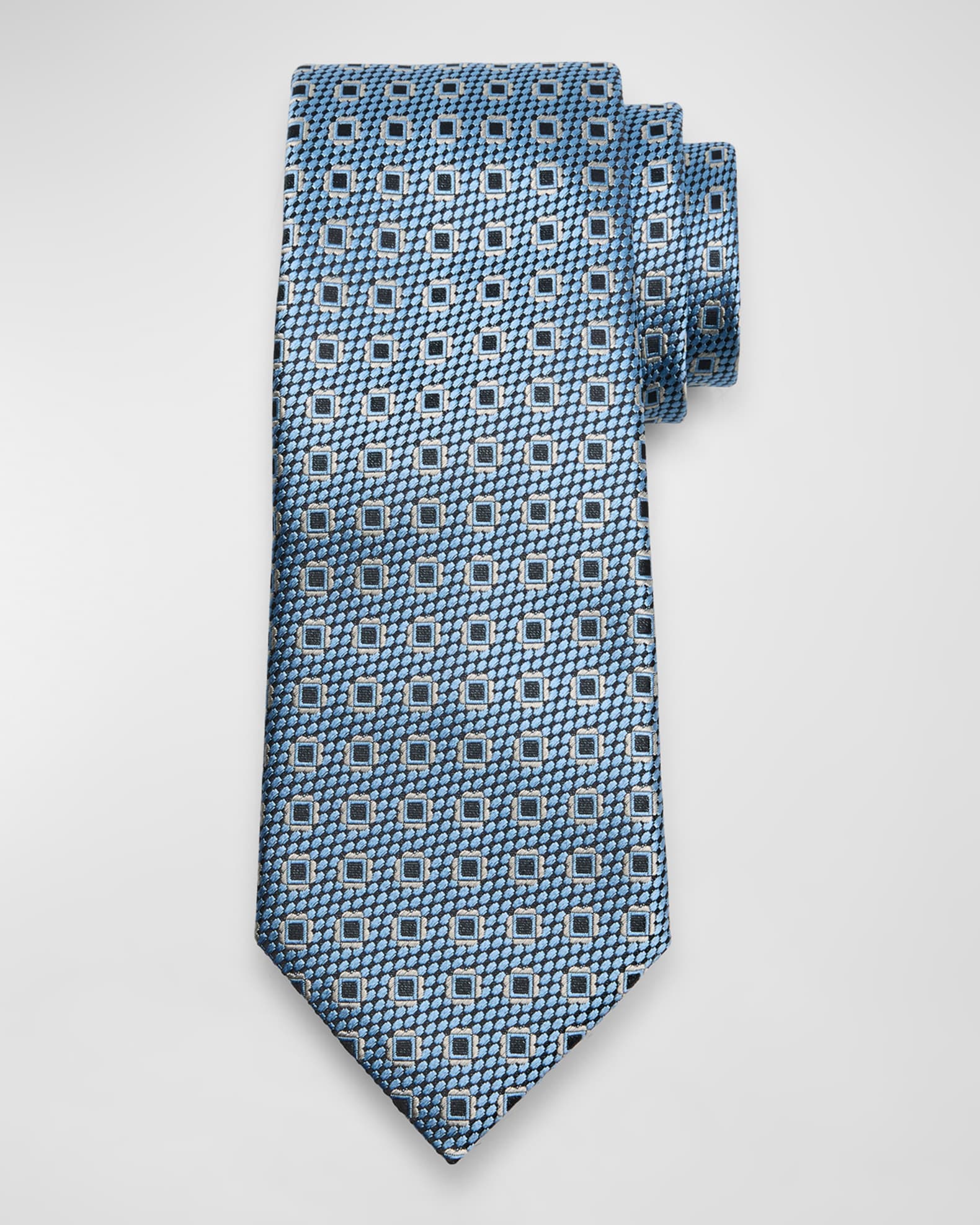 Men's Fancy Boxes Silk Tie 0