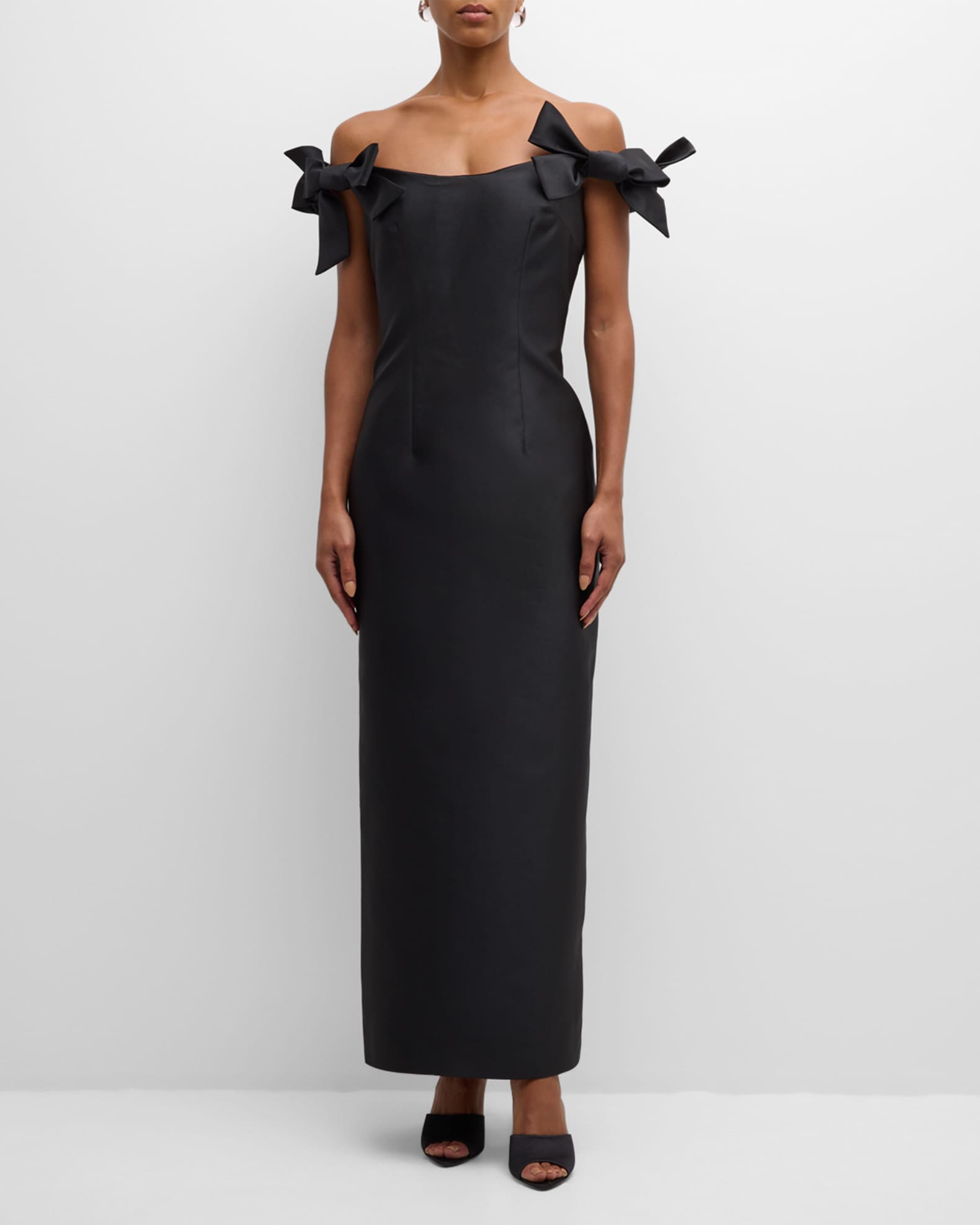 Off Shoulder Bow Gown