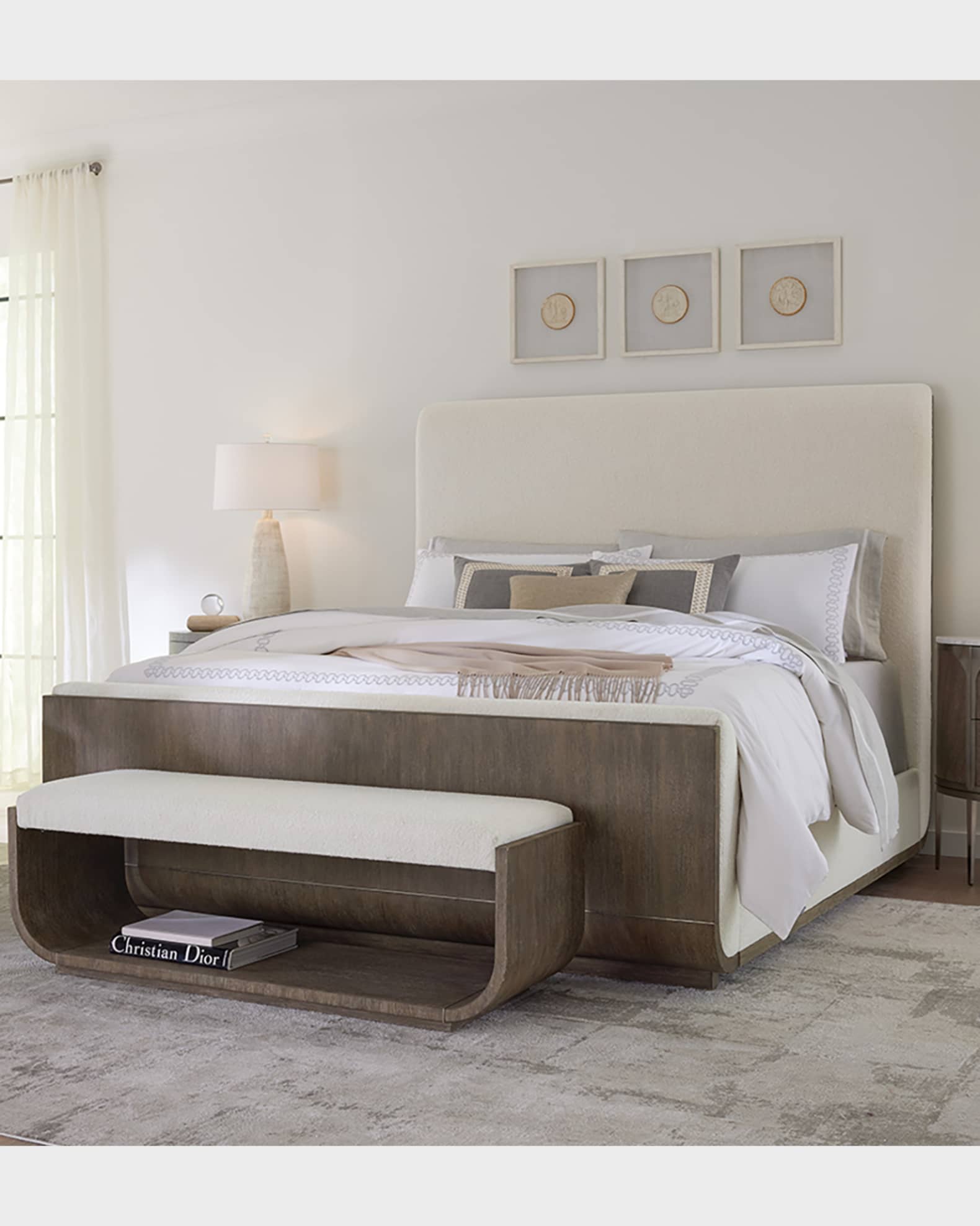 Modern Mood Upholstered King Panel Bed