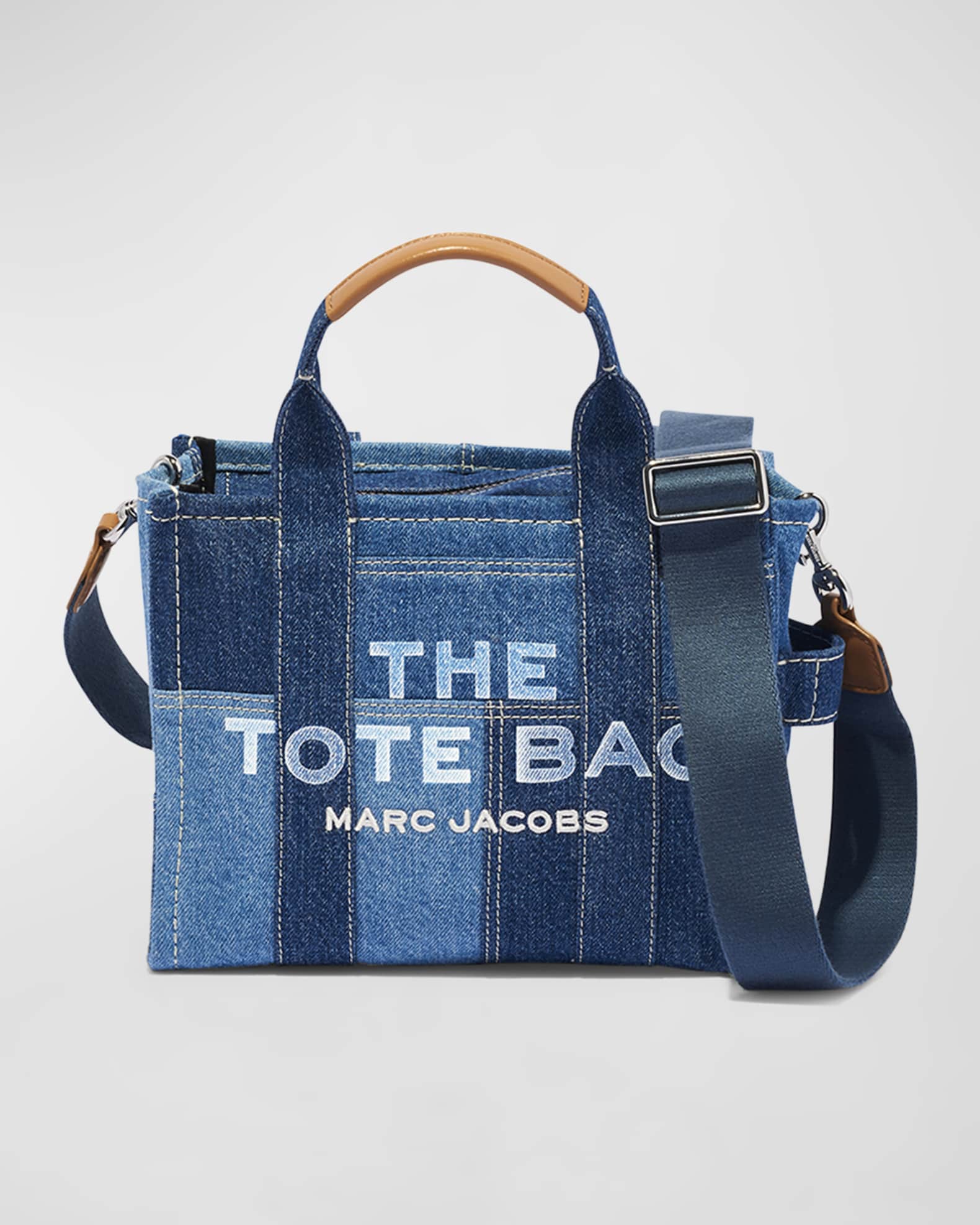 Marc jacobs denim tote deals