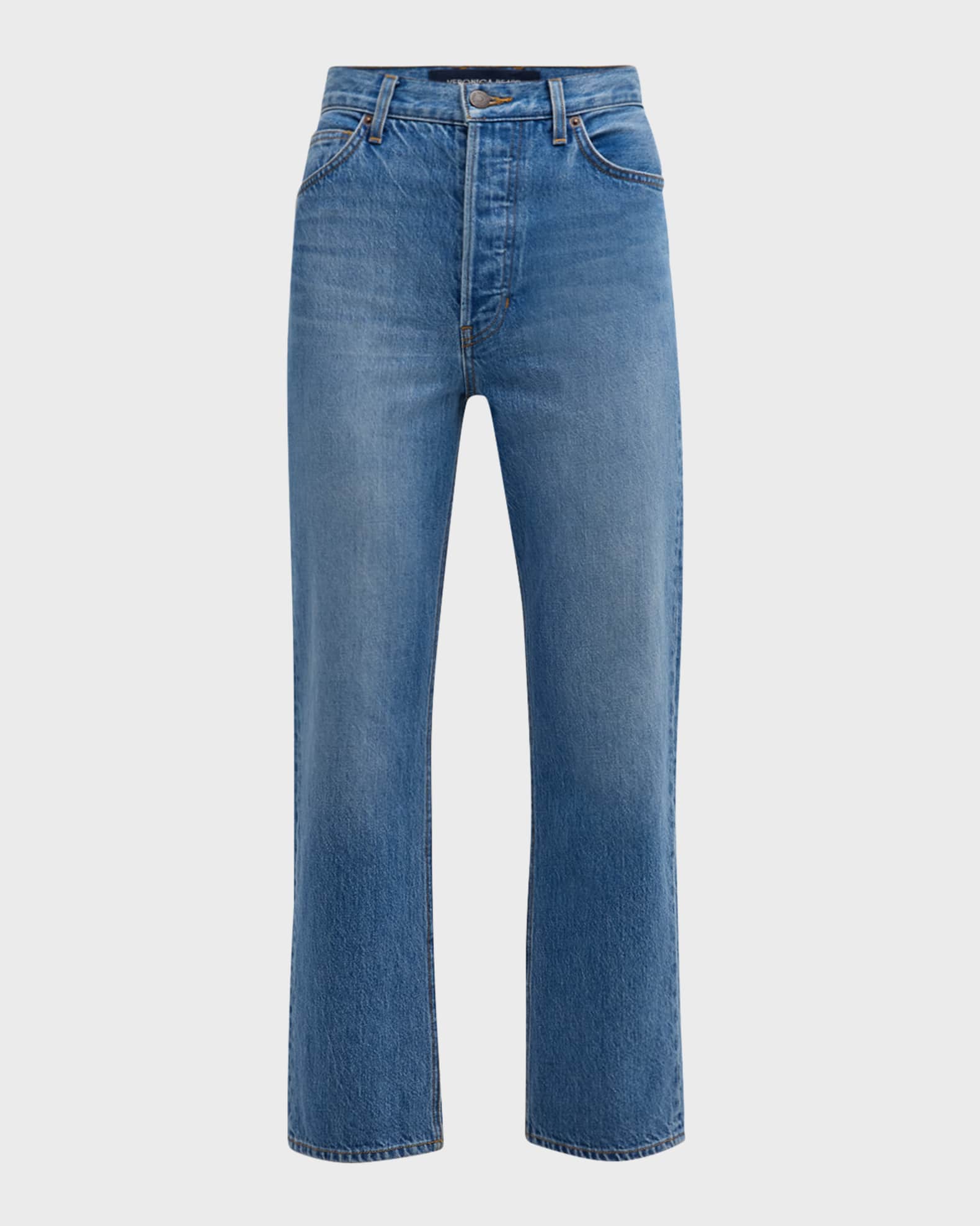 Veronica Beard Daniela Straight-Leg Jeans
