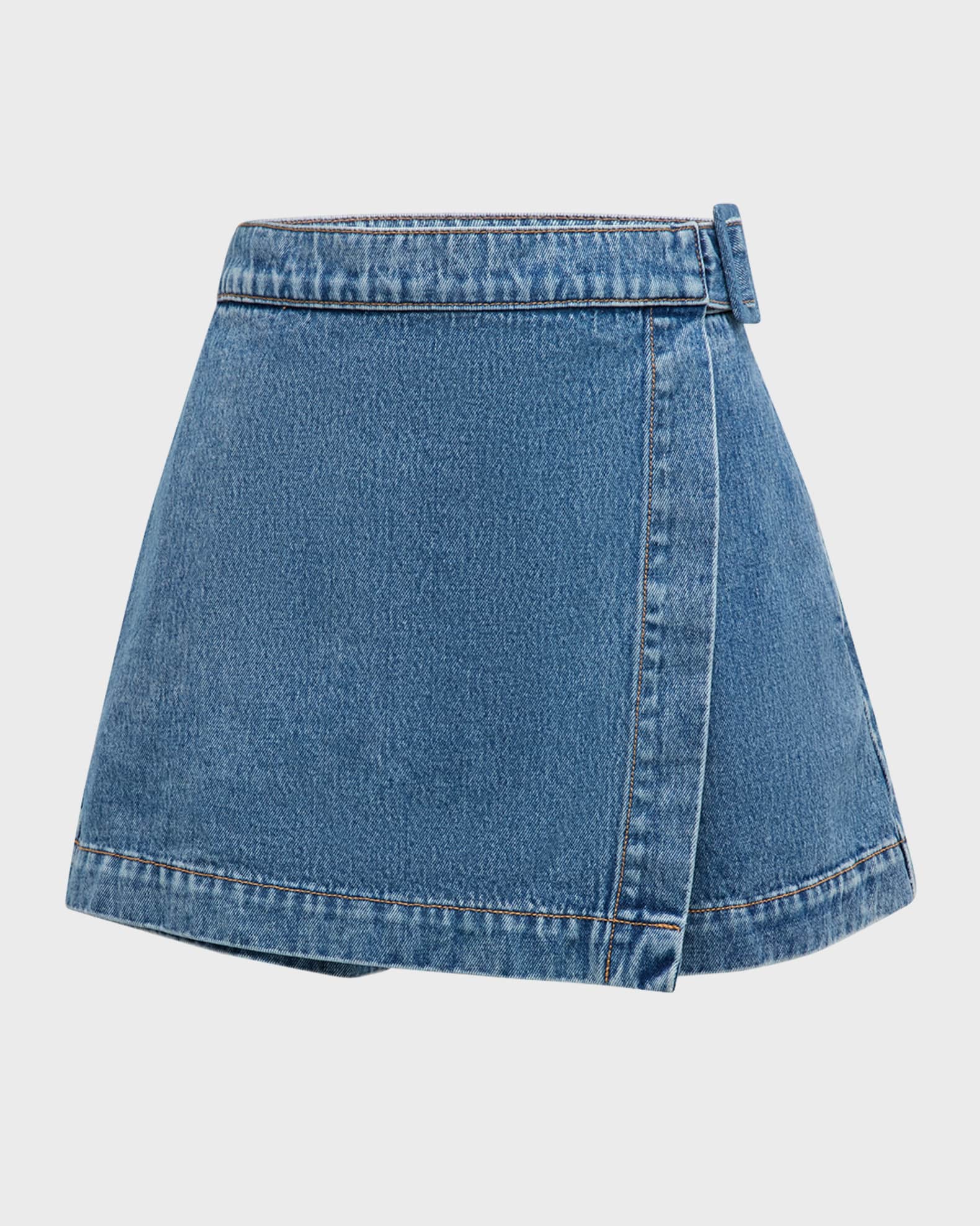 Veronica Beard Diaz Denim Skort