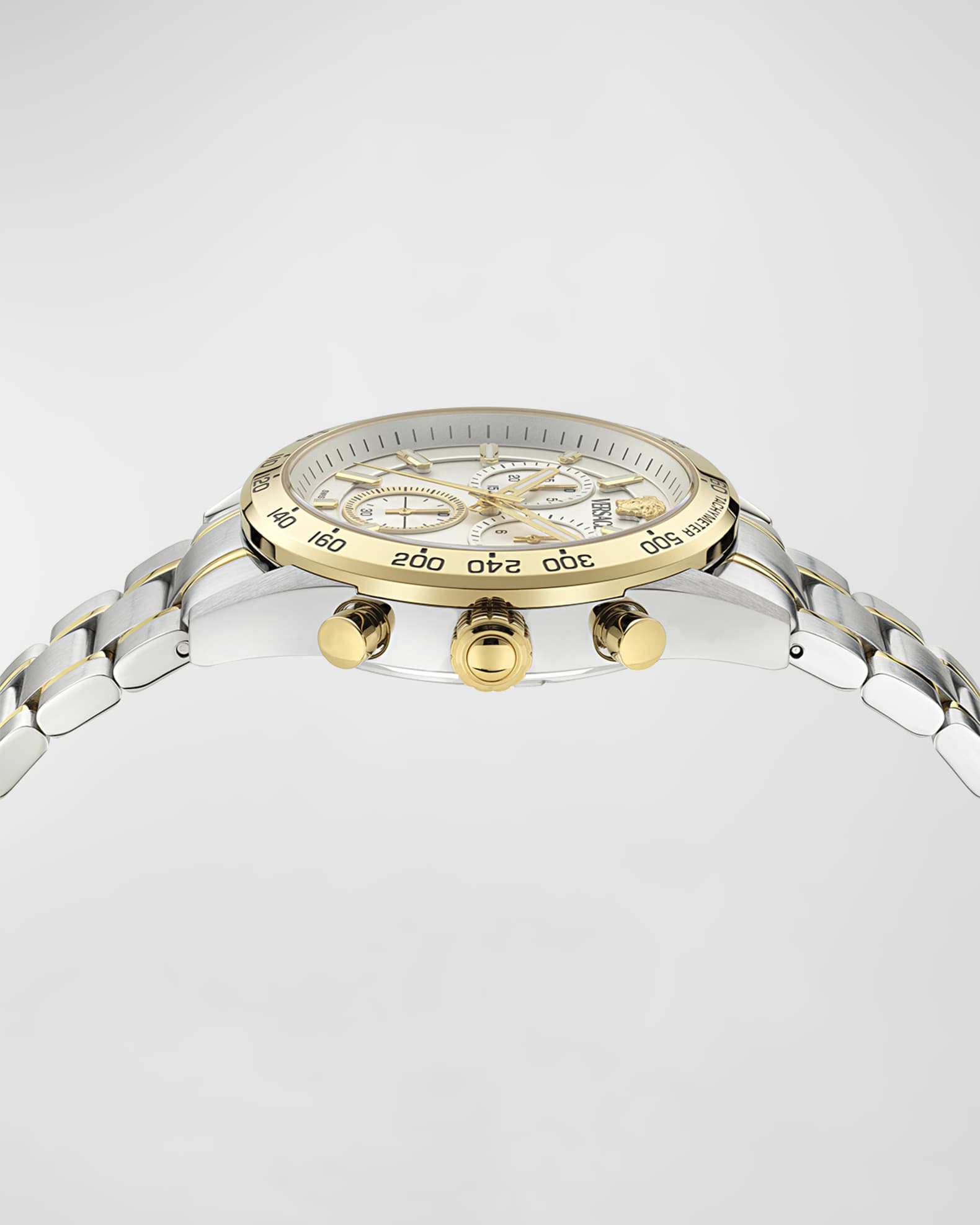 Versace Men's V-Code 41mm Two-Tone Chronograph Watch Versace Men's V-Code 41mm Two-Tone Chronograph Watch