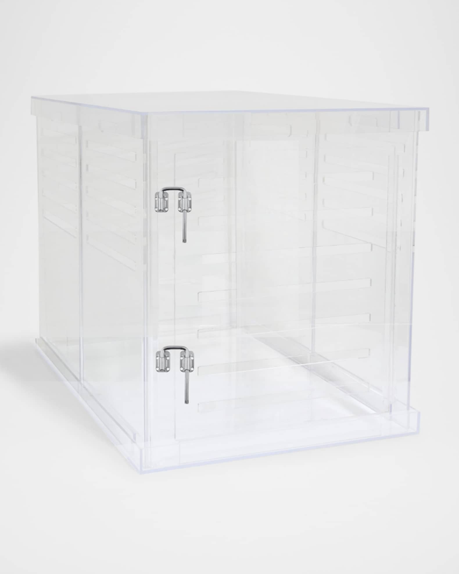 Picture of Medium Clear View Pet Crate with Silver Latch Collection | Neiman Marcus