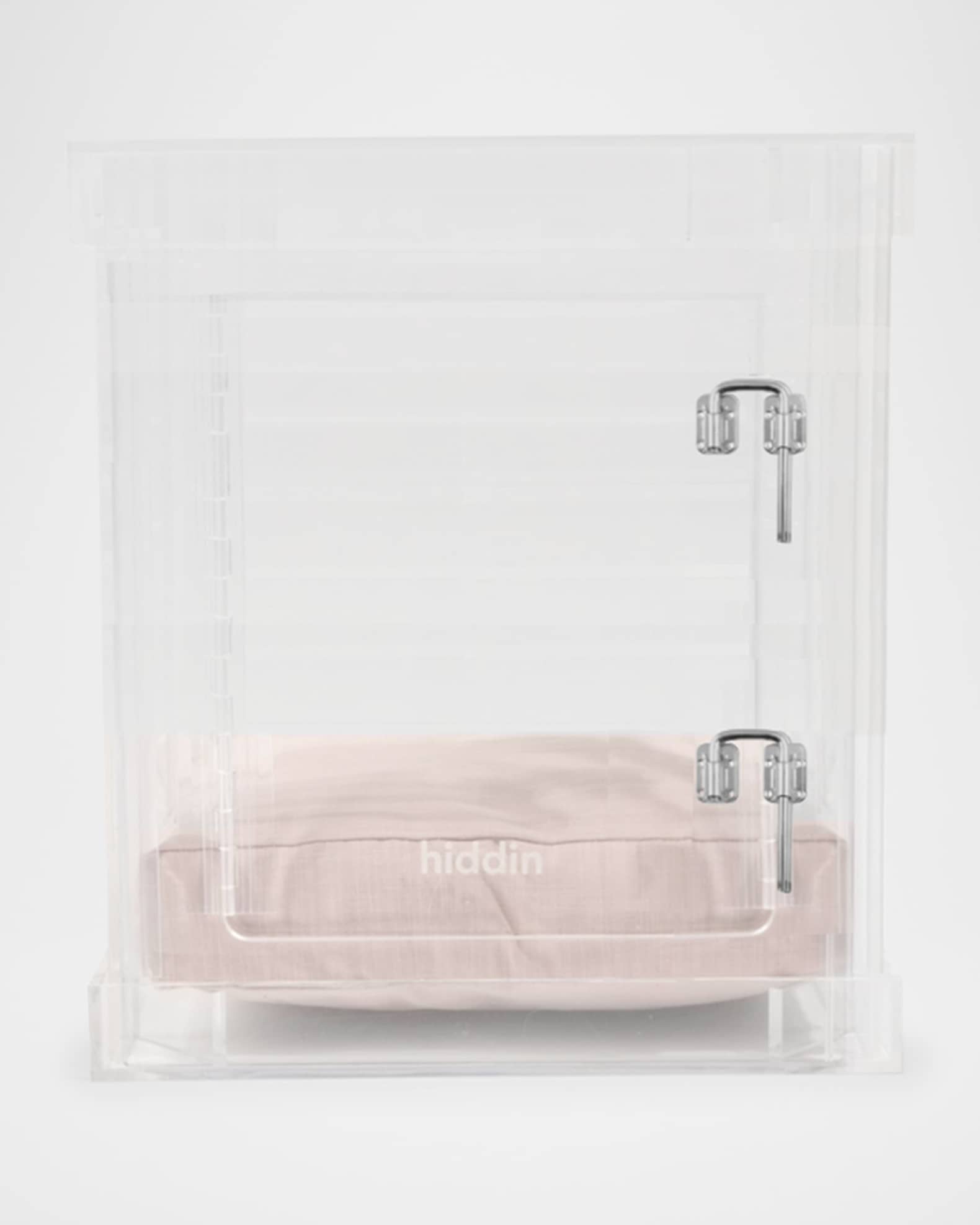Small Clear View Pet Crate with Silver Latch | Neiman Marcus