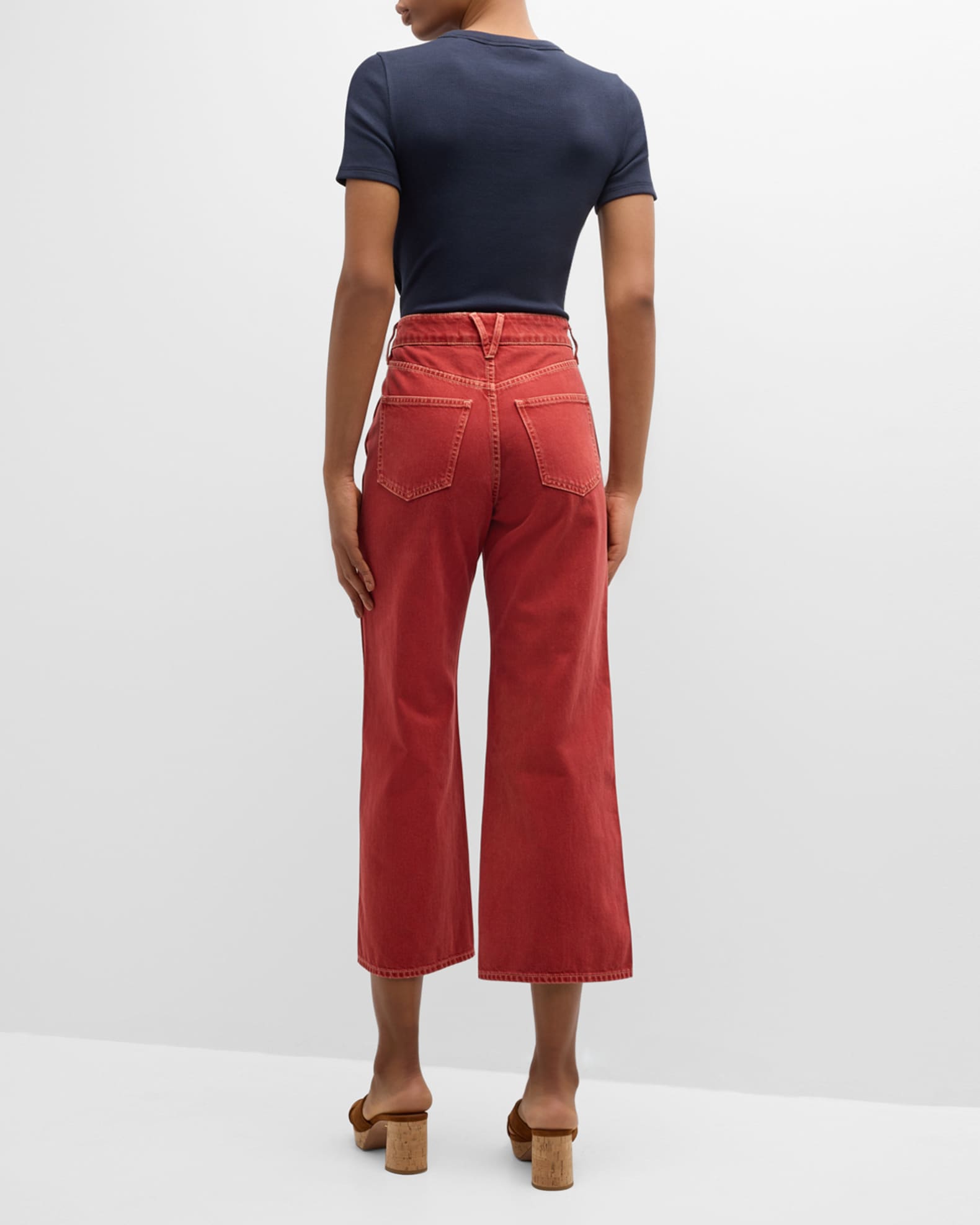 Veronica Beard Pruitt Tee in Persimmon