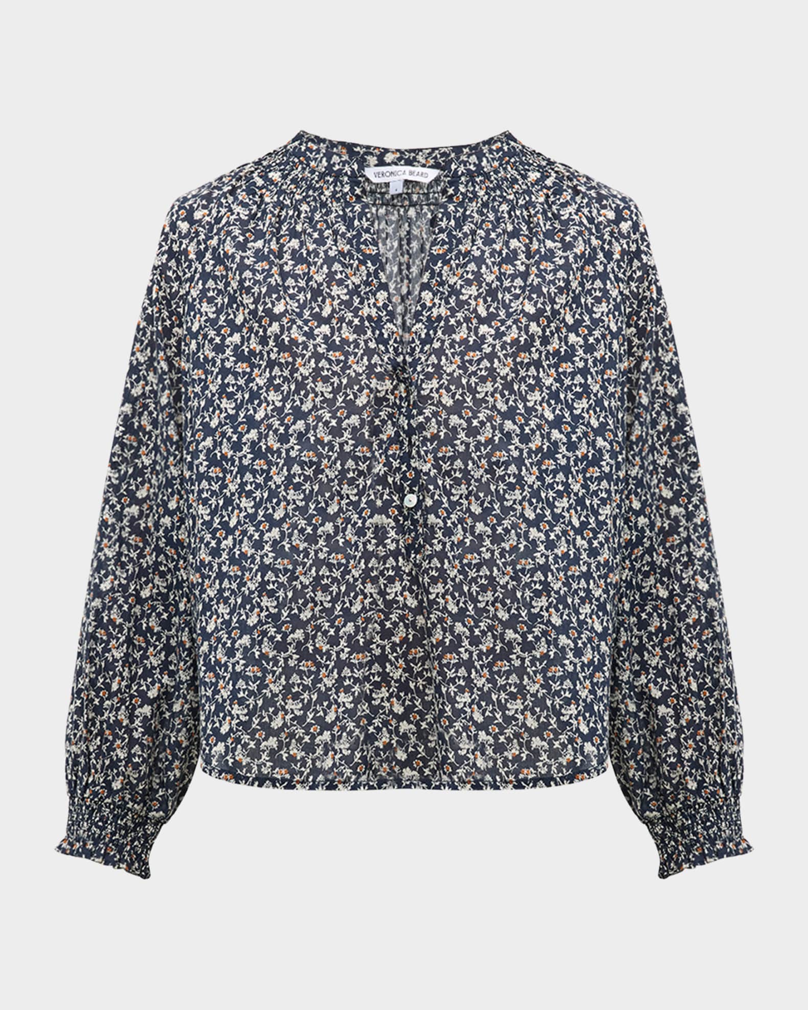 Veronica Beard Pienza Floral Top