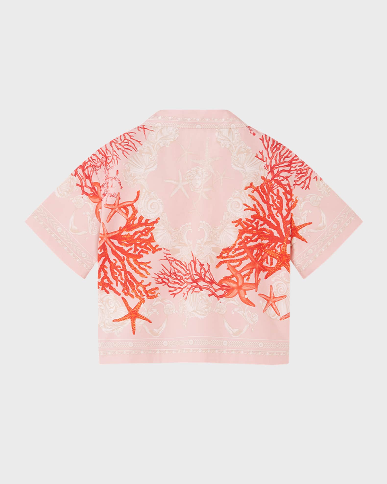 Boy's Starfish Barocco-Trim Button Down Shirt 1