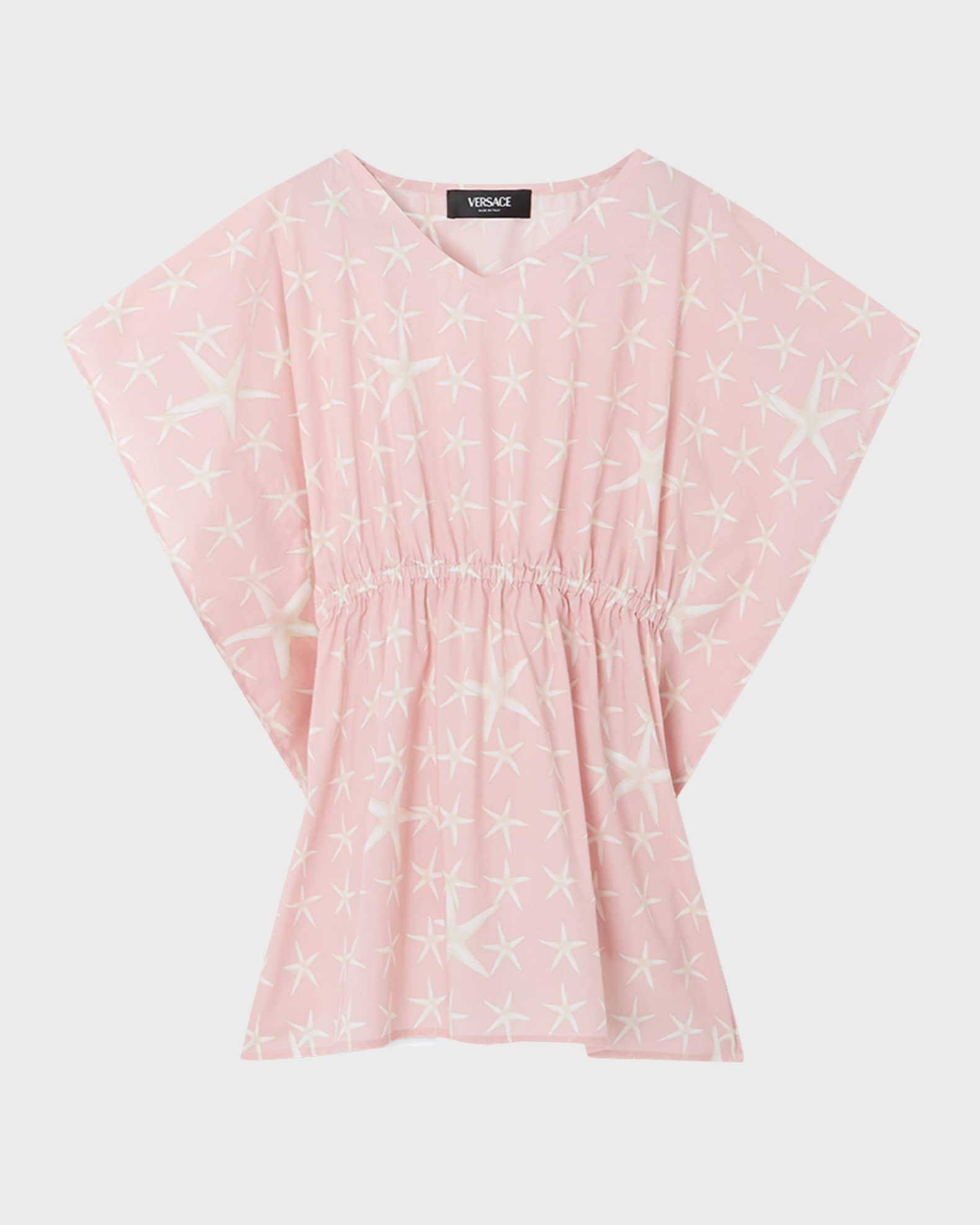 Girl's Starfish-Print Kaftan Coverup 0